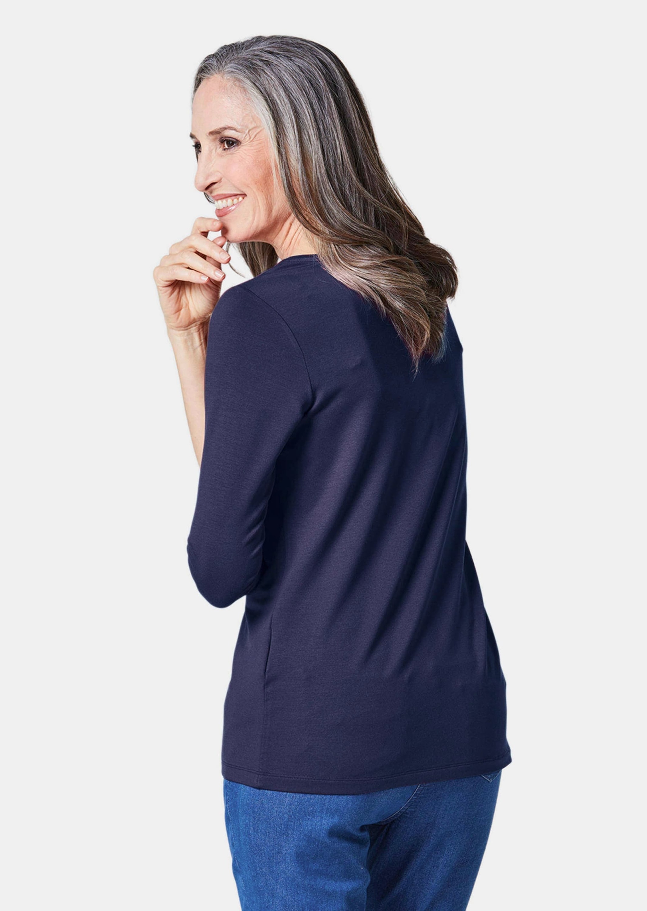 GOLDNER 3/4-Arm-Shirt »Kurzgröße Kombifreundliches Shirt mit ¾ Arm«