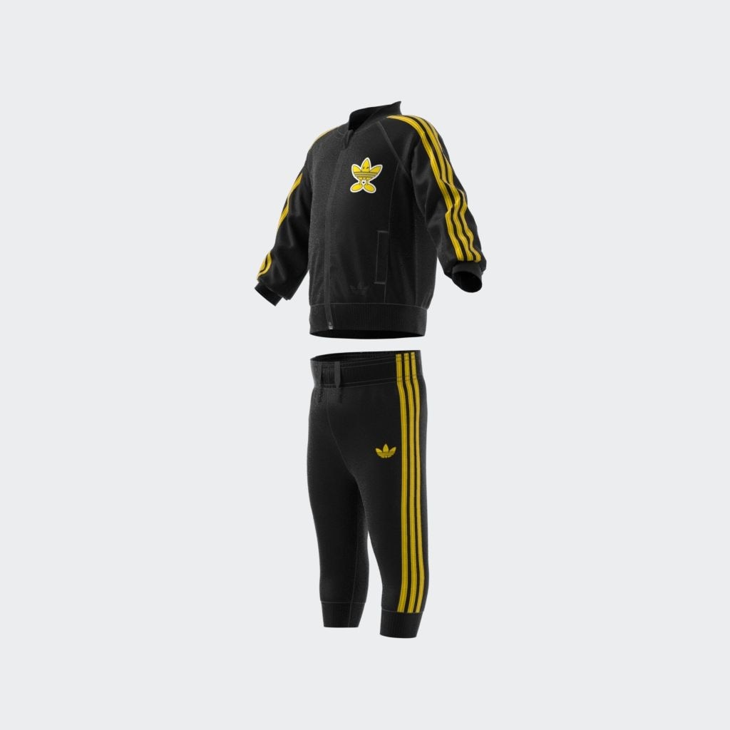 Adidas Originals Mädchen Sporthose »SST TRACKSUIT« in schwarz, Größe 92