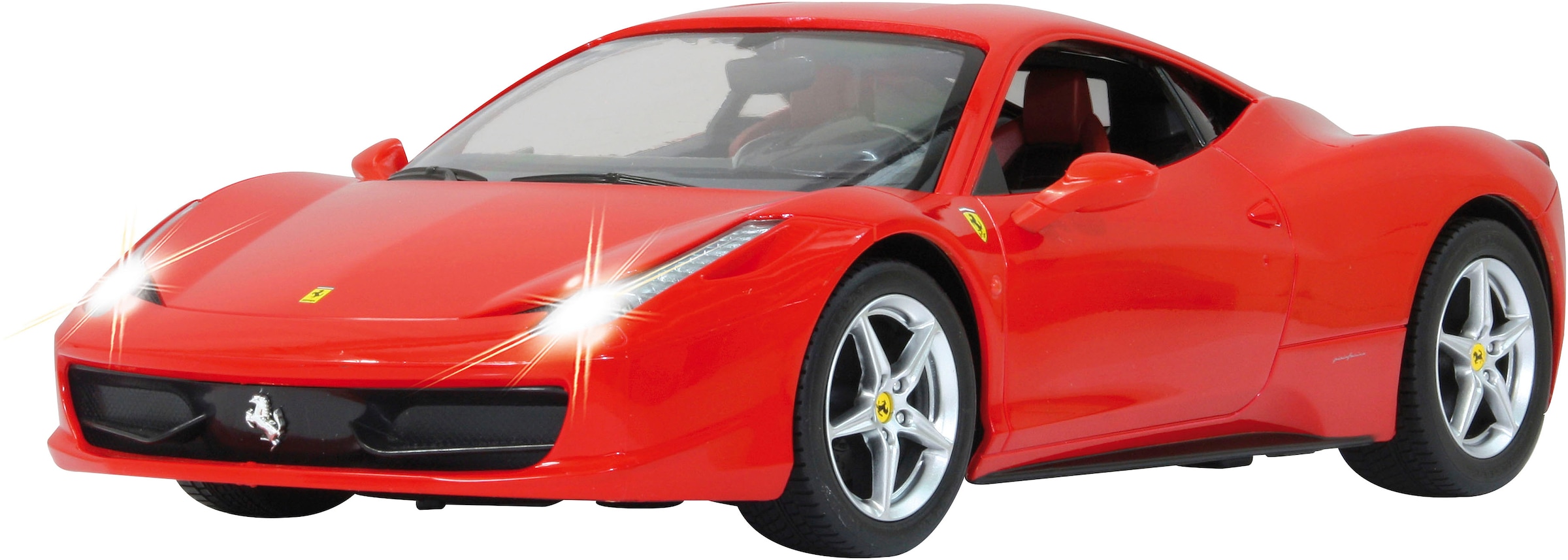 Jamara RC-Auto »Deluxe Cars, Ferrari 458 Italia, 1:14, rot, 2,4GHz«, mit LED-Licht