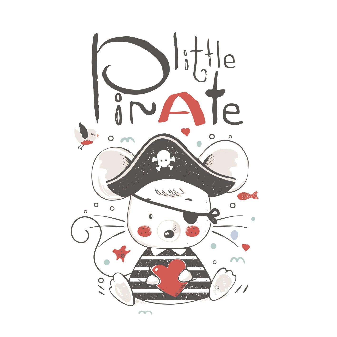 queence Dekokissen »»Little Pirate«« Kissenhülle ohne Füllung, 1 Stück