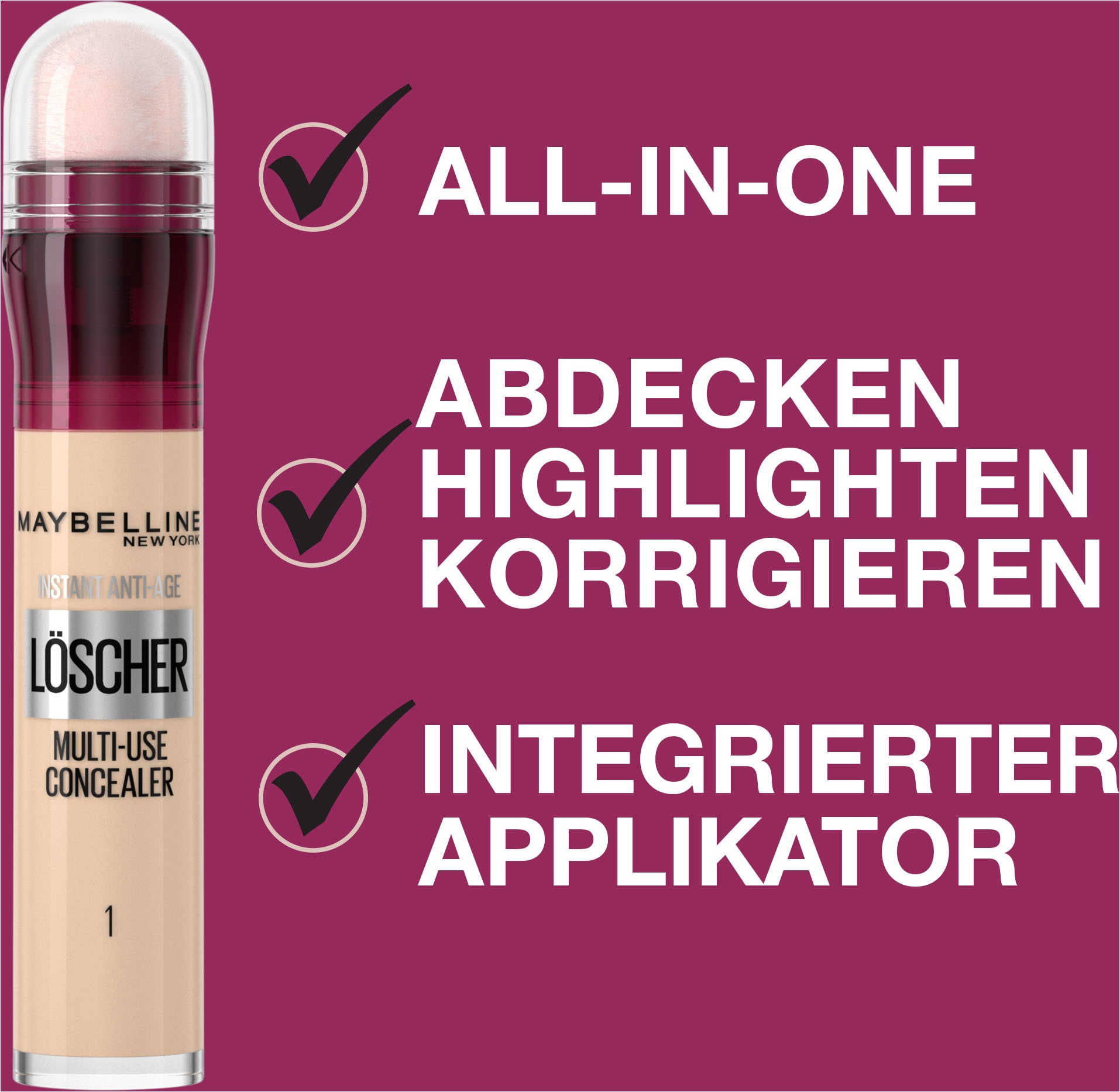 MAYBELLINE NEW YORK Schmink-Set »Maybelline New York Instant Perfector Glow + Concealer«