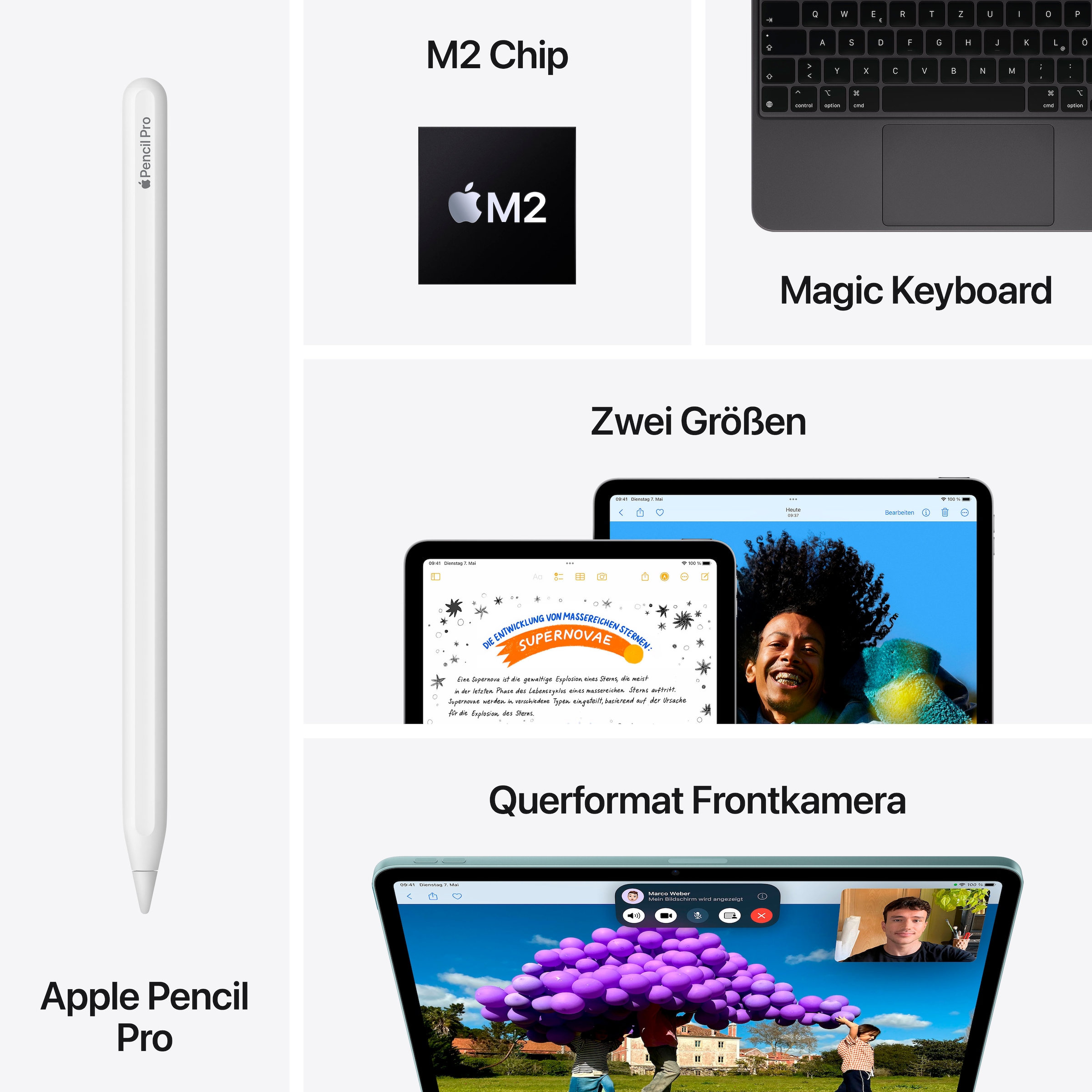Apple Tablet »11" iPad Air Wi-Fi 256GB«, (iPadOS)
