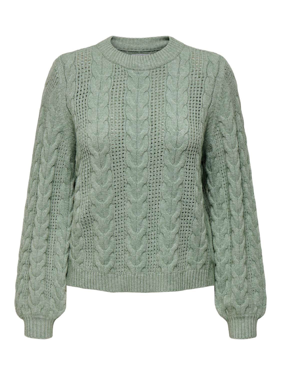 ONLY Rundhalspullover »ONLRUBINA LS CABLE O-NECK KNT NOOS«