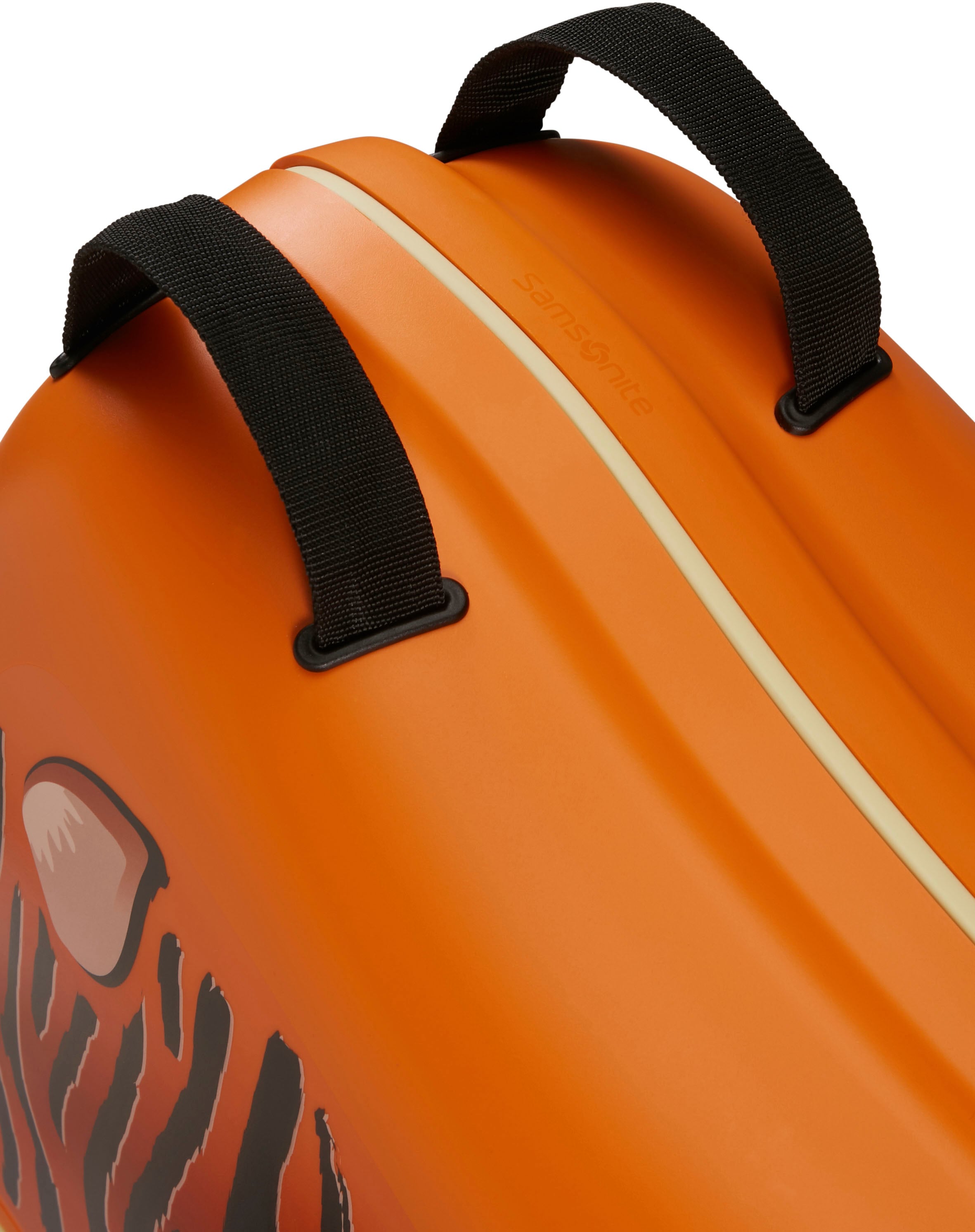 Samsonite Kinderkoffer »Dream2Go Ride-on Trolley, Tiger«, 4 Rollen, zum sitzen und ziehen