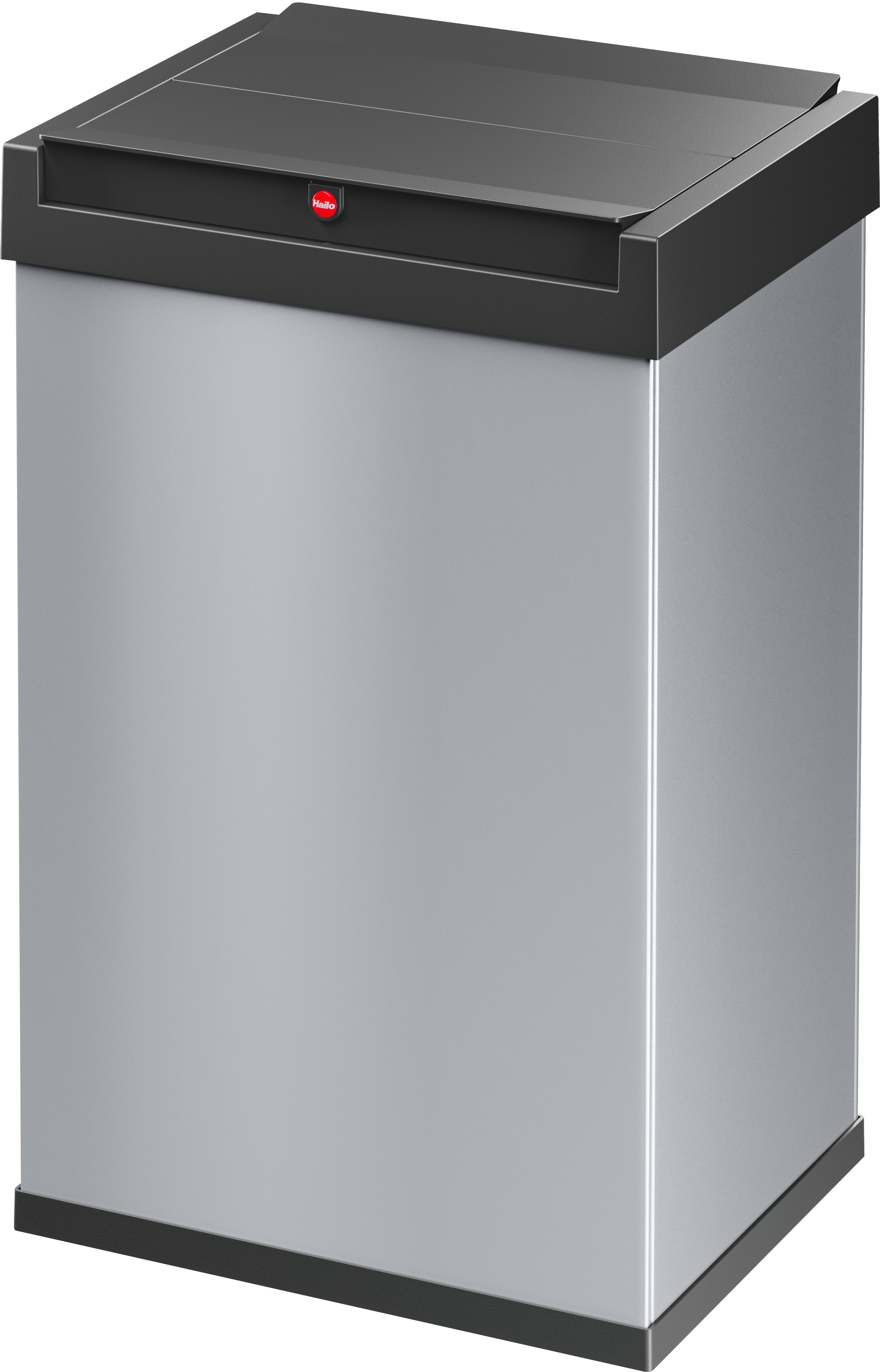 Hailo Mülleimer »Big-Box Swing L« 1 Behälter 35 Liter in grau, Größe B/H/T: 35 cm x 54,5 cm x 26 cm