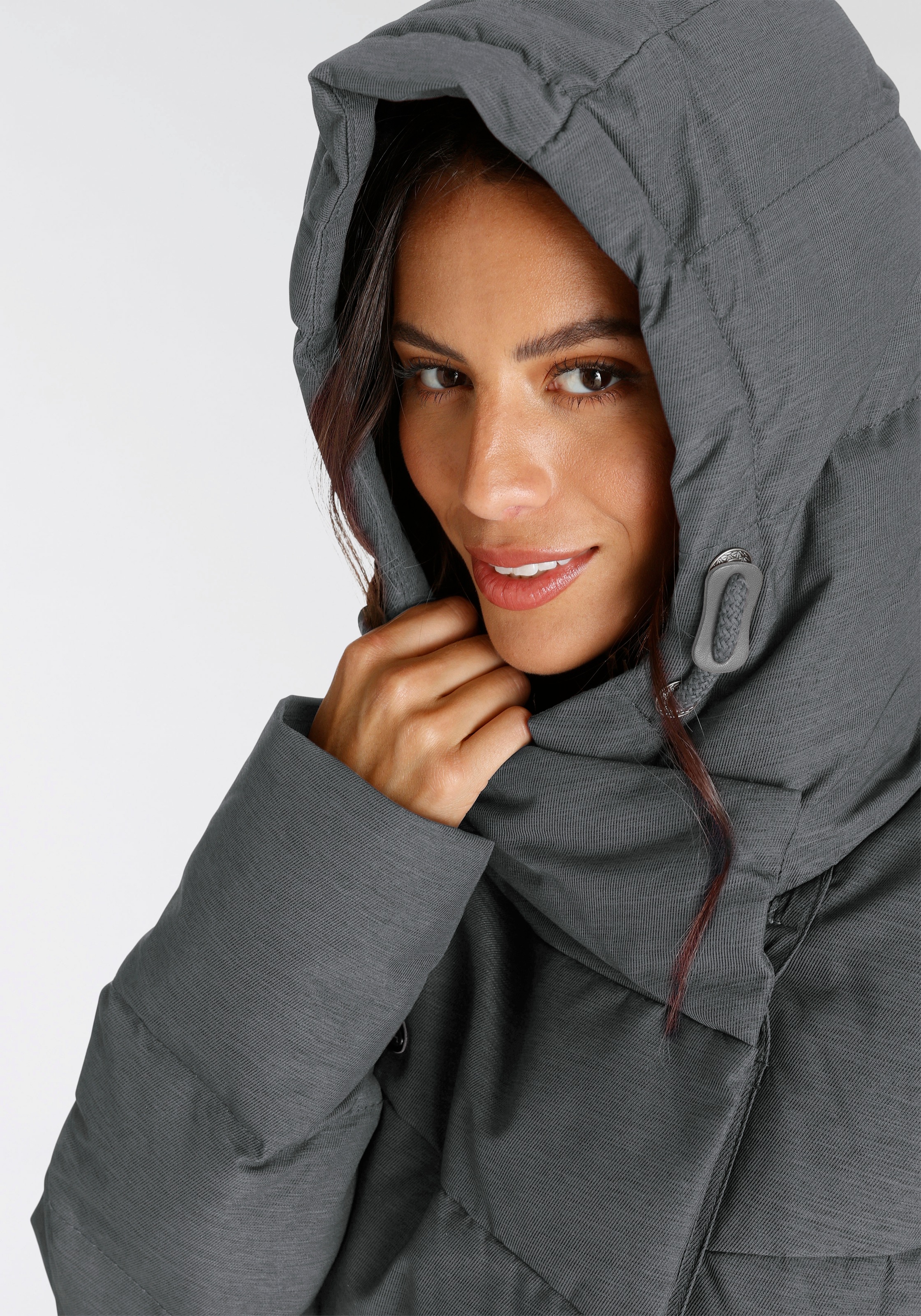 Ragwear Steppjacke »PAVLINNA O«, mit Kapuze, stylischer, gesteppter Winterparka mit Kapuze