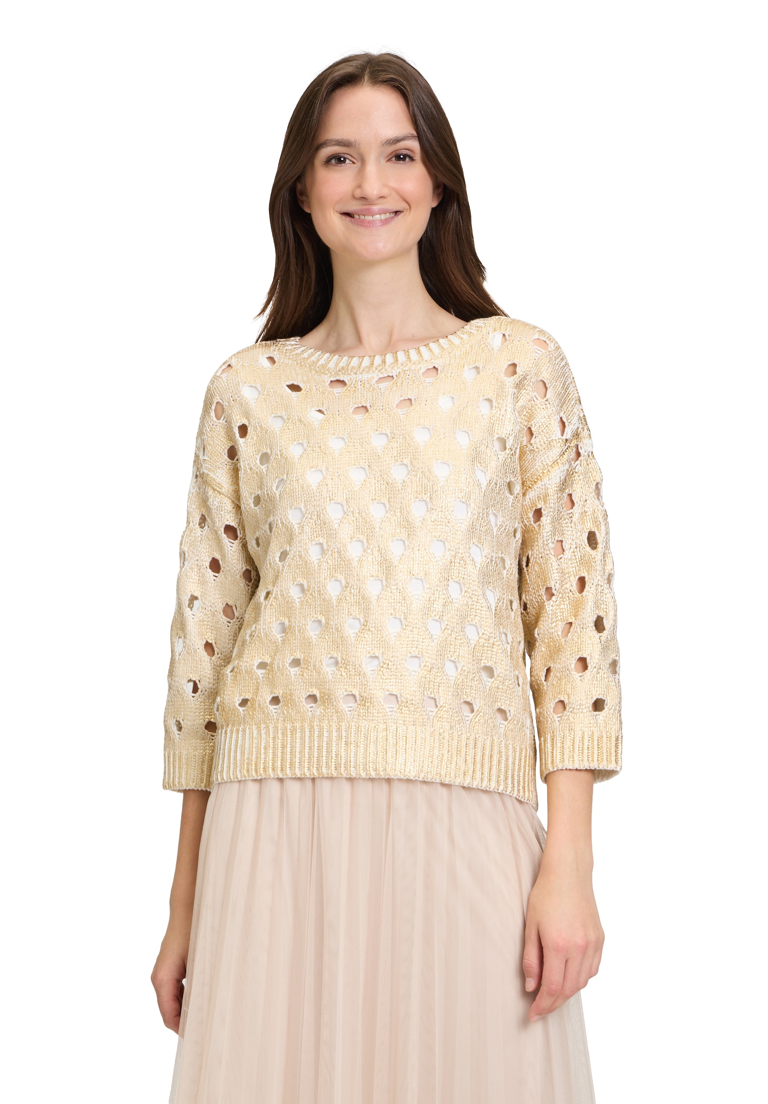 Betty&Co Strickpullover »Strickpullover mit Struktur«