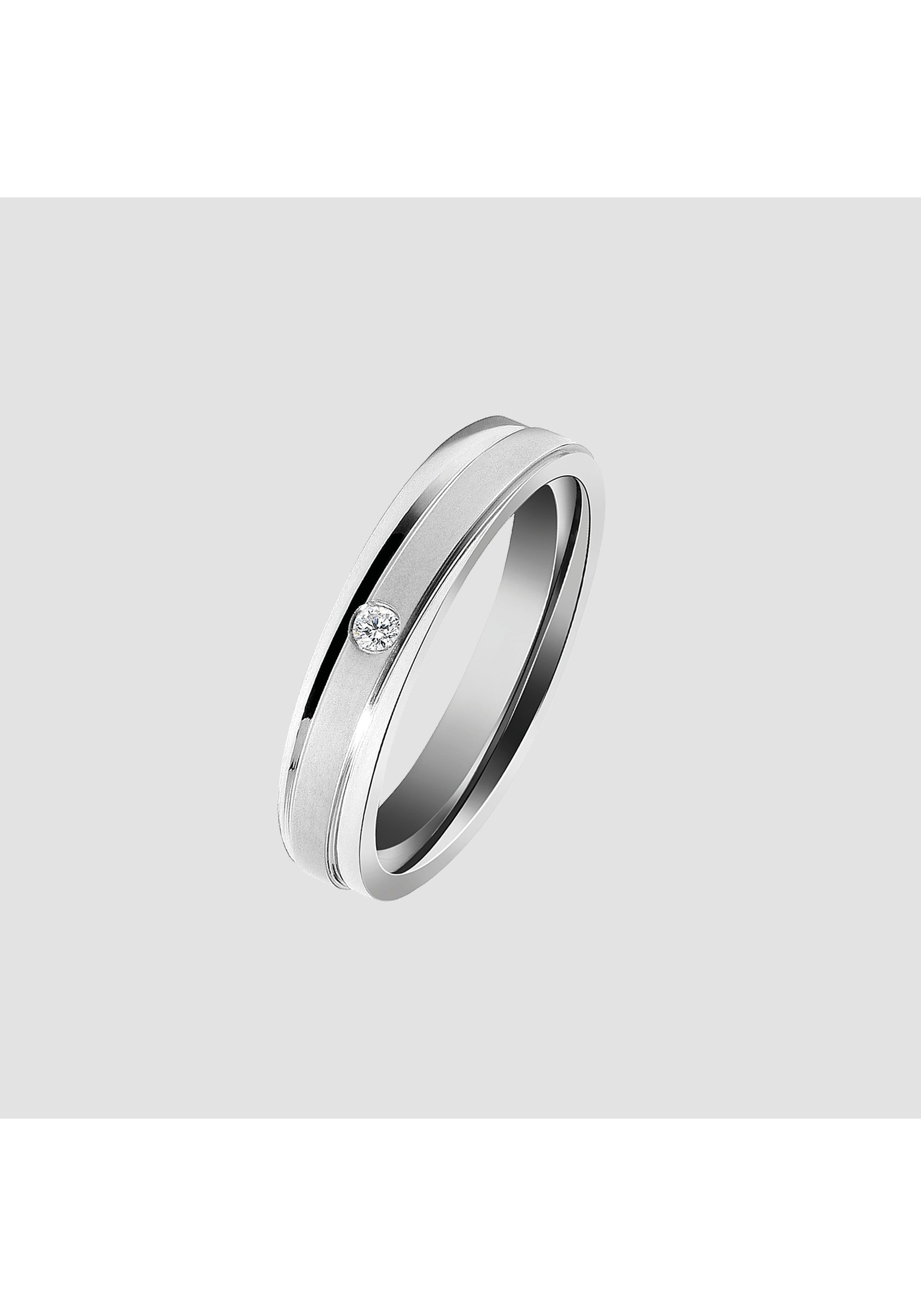 AKZENT Partnerring »Elegant Line, langlebig«