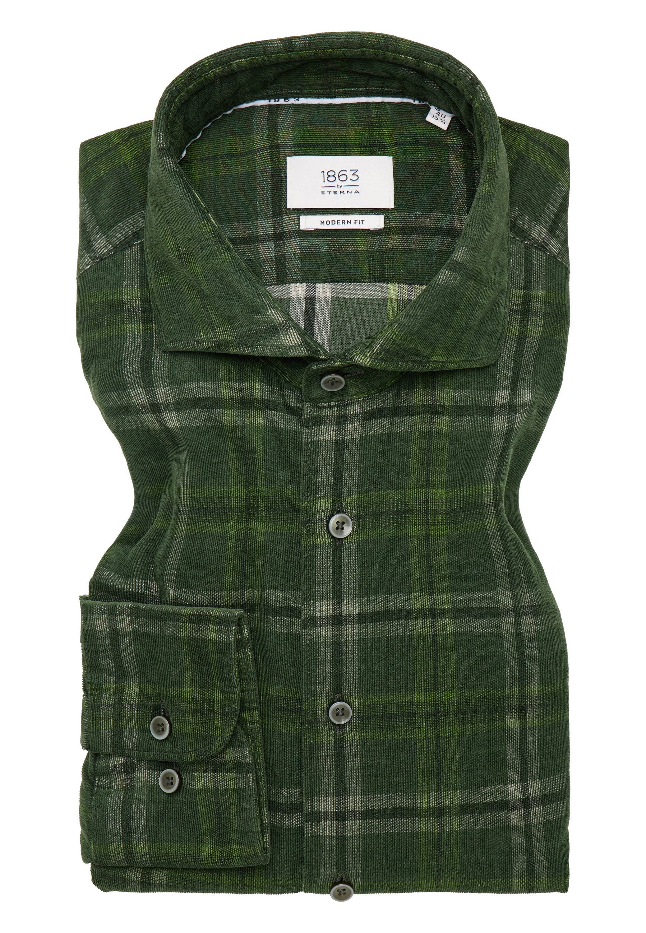 Eterna Langarmhemd »MODERN FIT«, EASY IRON (bügelleicht)