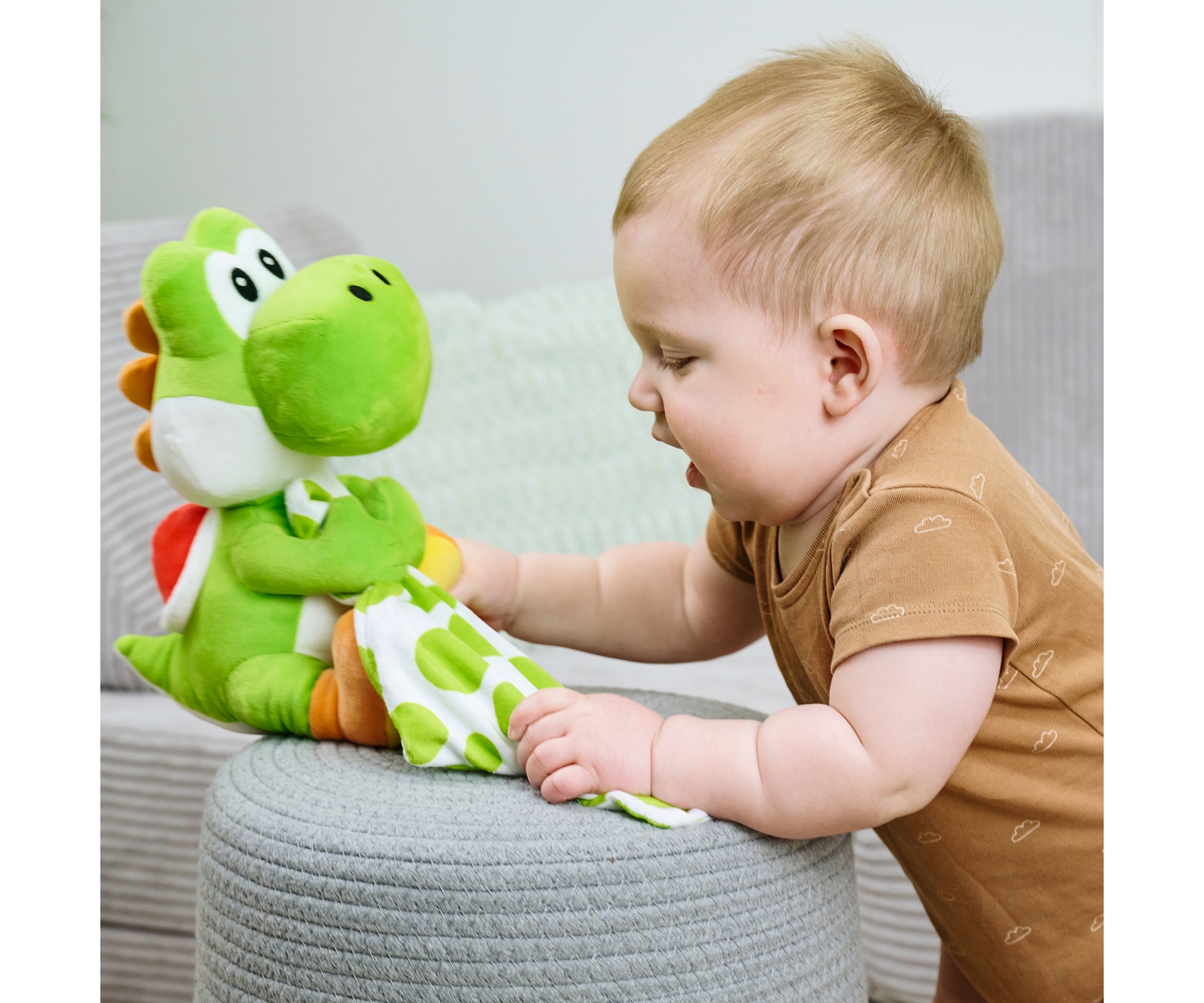 SIMBA Plüschfigur »My Mario - Yoshi with Blanket, 23 cm«