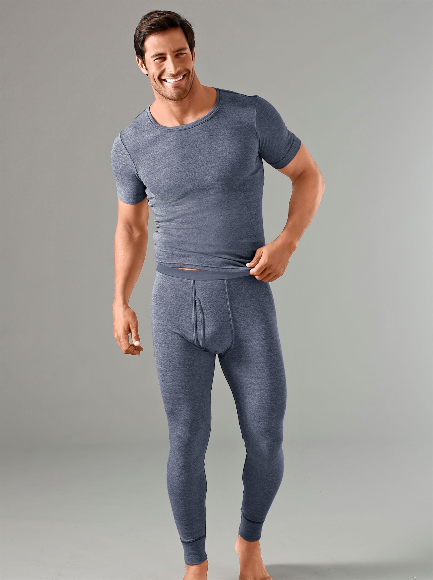 Kings Club Herren Unterhemd 2 Stk. tlg. in blau, Größe 7