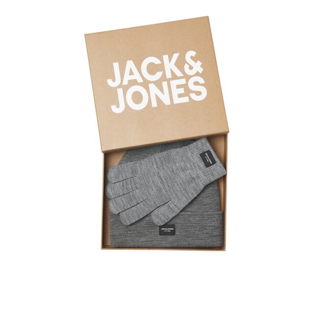 Jack & Jones Strickmütze »JACBEANIE & GLOVE KNIT GIFTBOX«, (Set, 2 St.)  bestellen bei OTTO