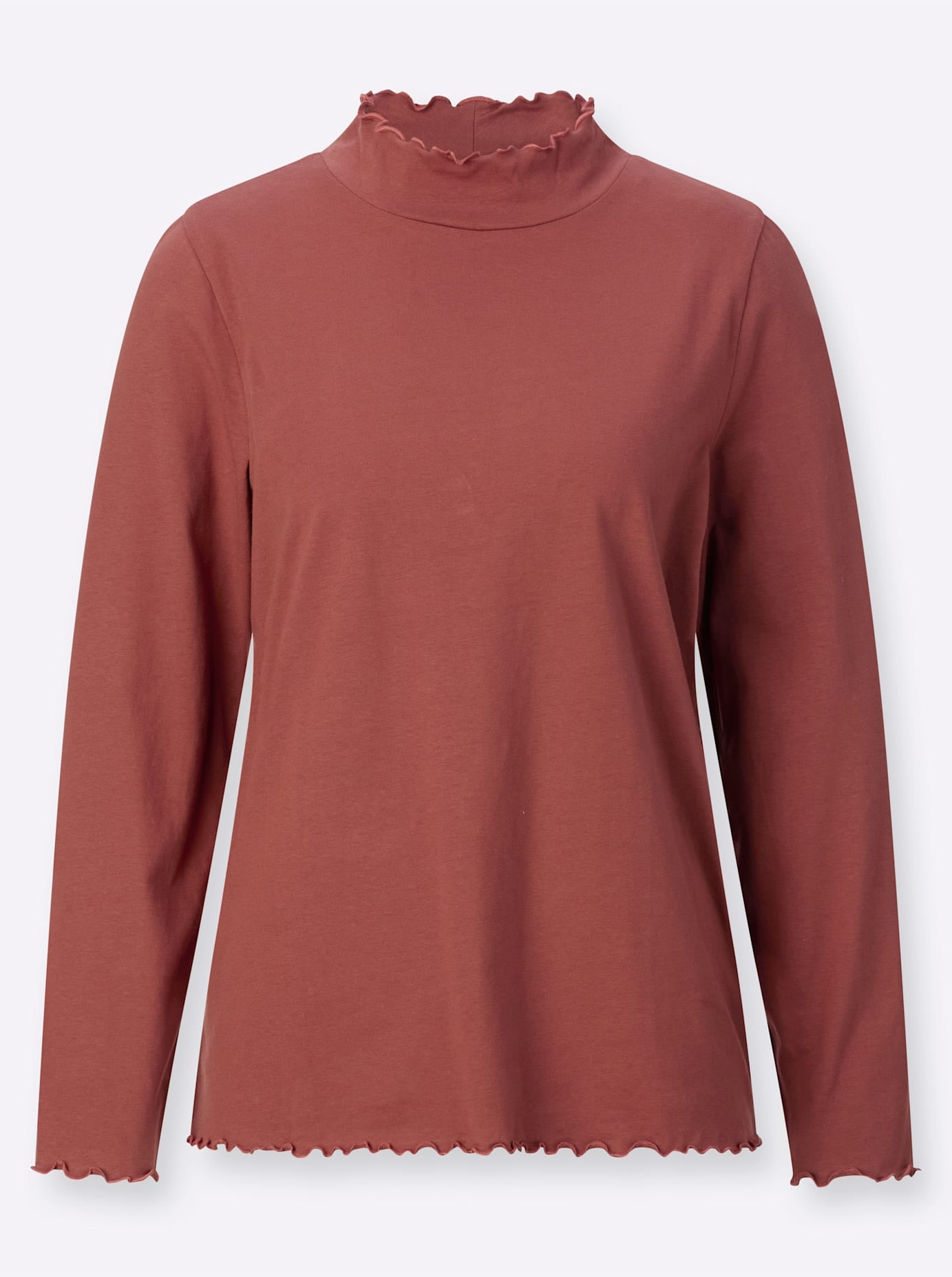 Classic Basics Langarmshirt »Stehkragen-Shirt«, (1 tlg.)