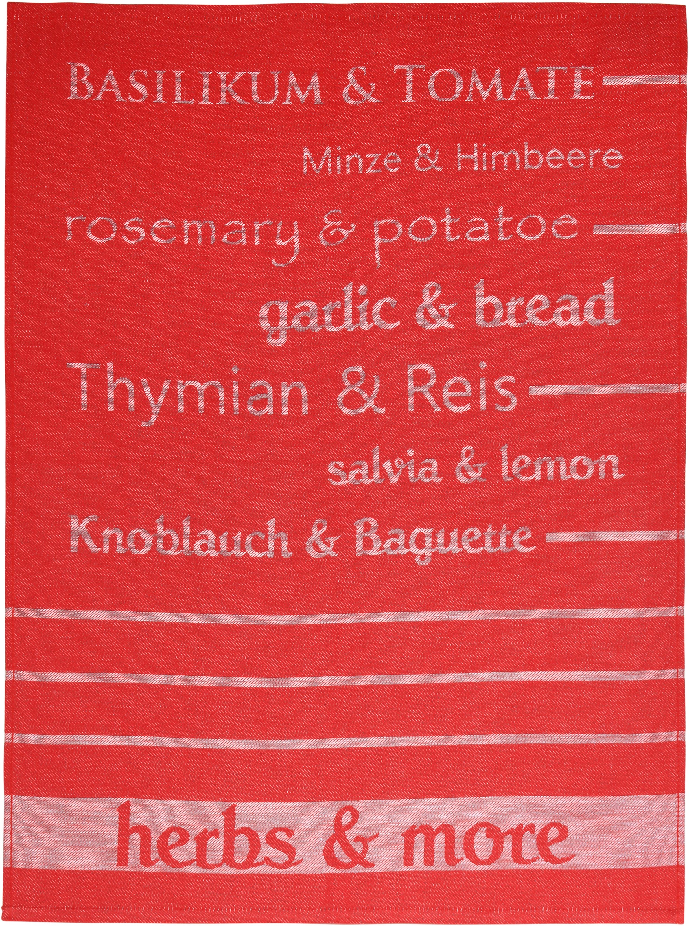 stuco Geschirrtuch »Herbs&More - Jacquard«