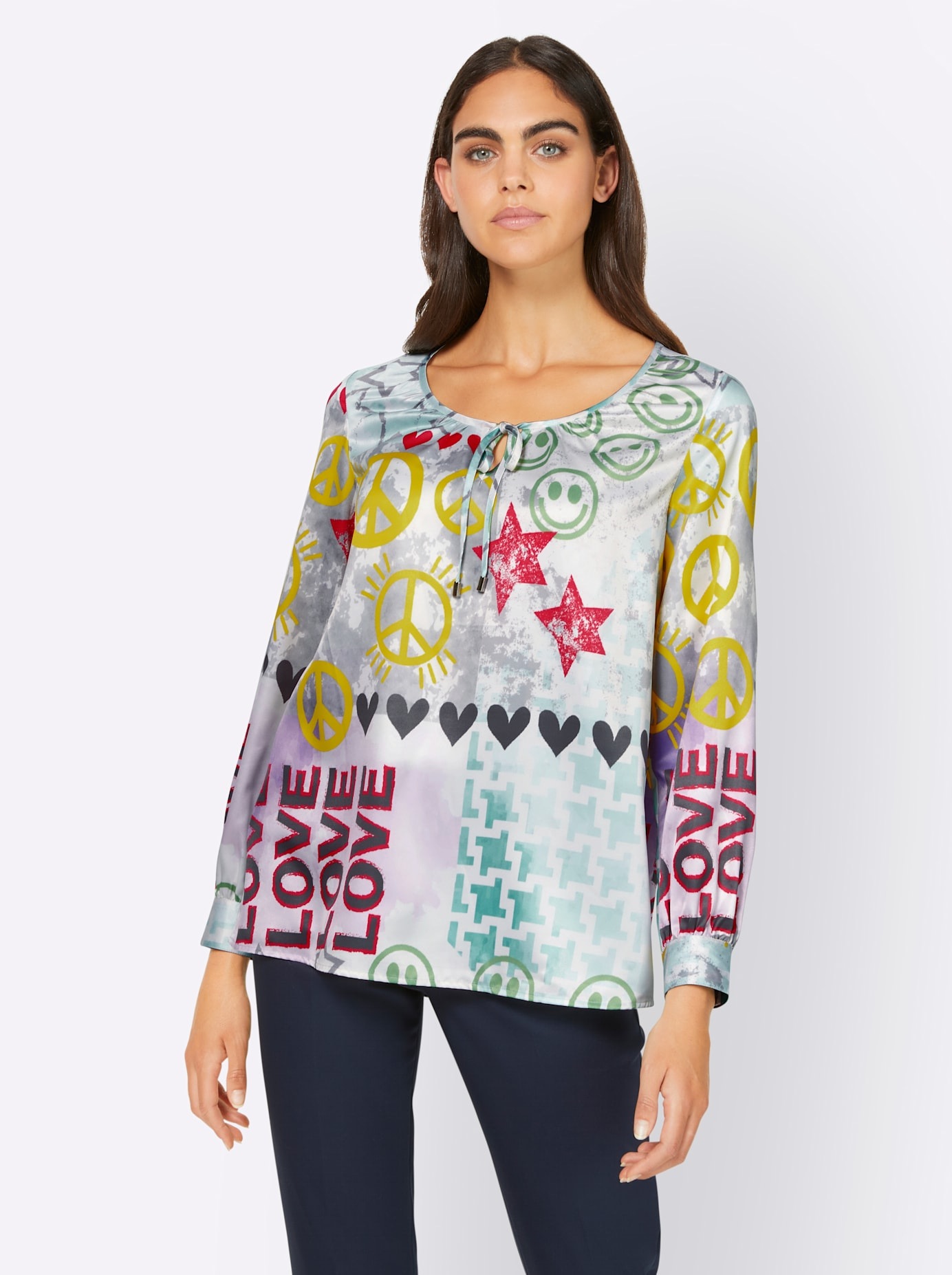 heine Druckbluse