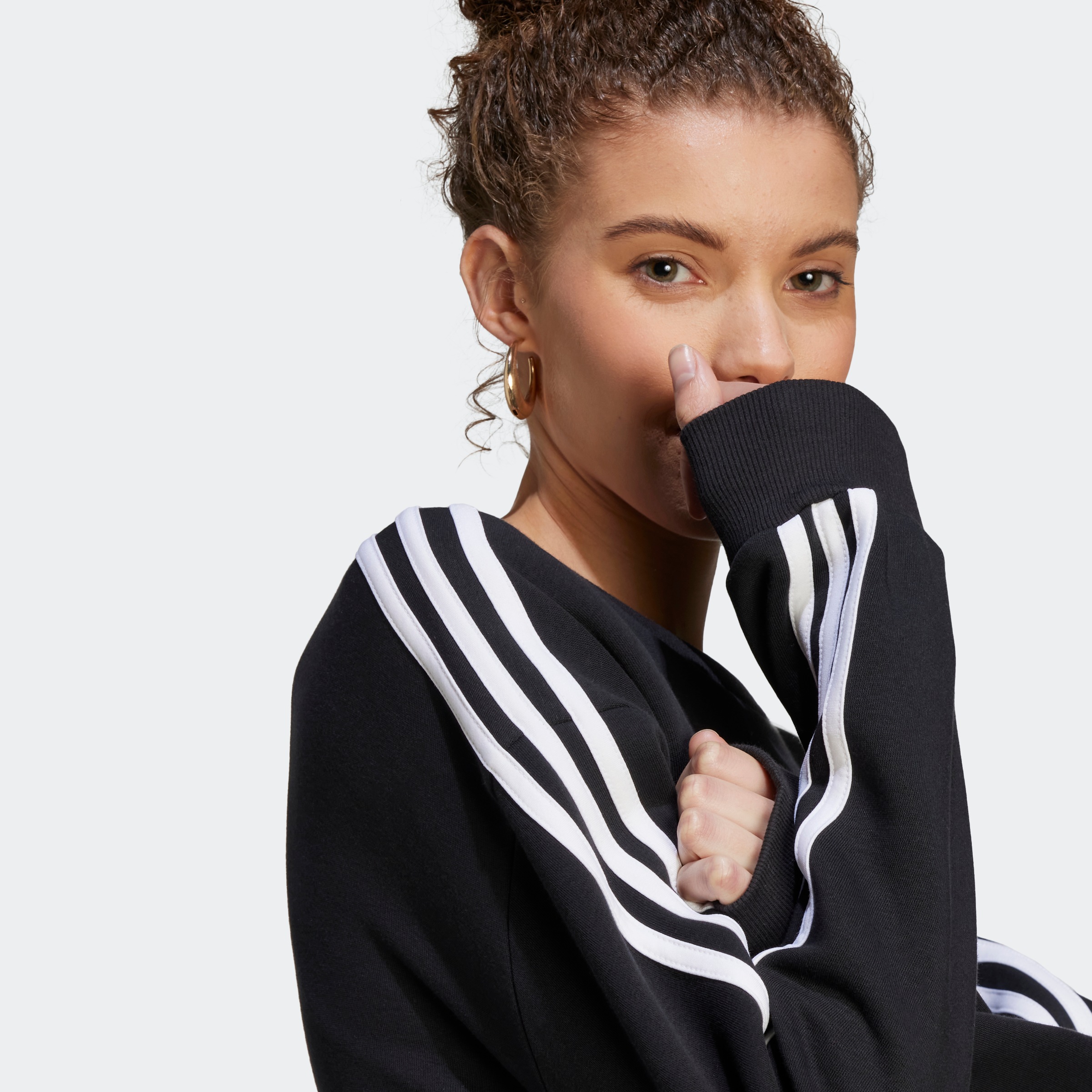 adidas Sportswear Sweatshirt »ESSENTIALS 3-STREIFEN OVERSIZED«
