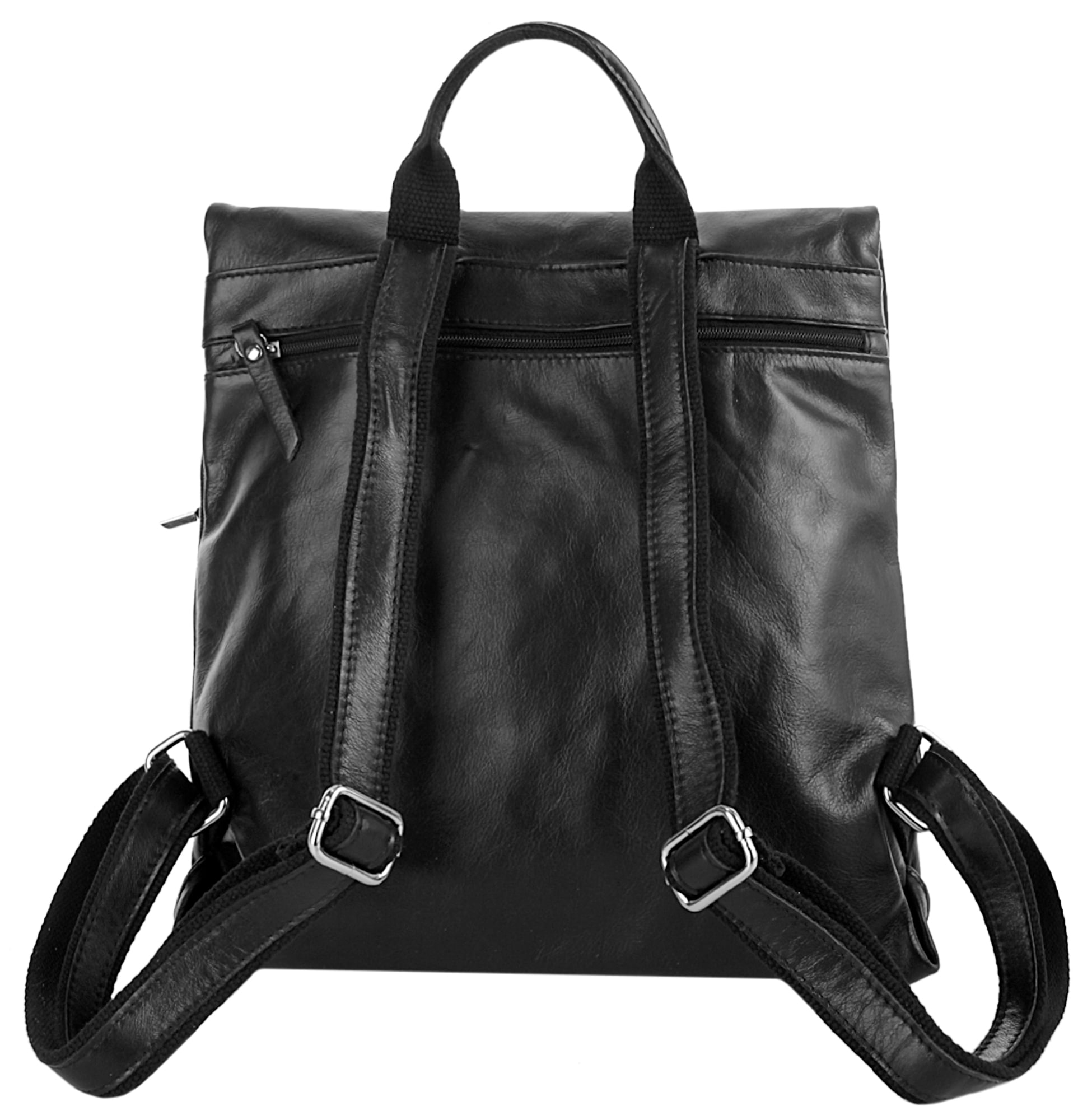 Cluty Cityrucksack, echt Leder, Made in Italy