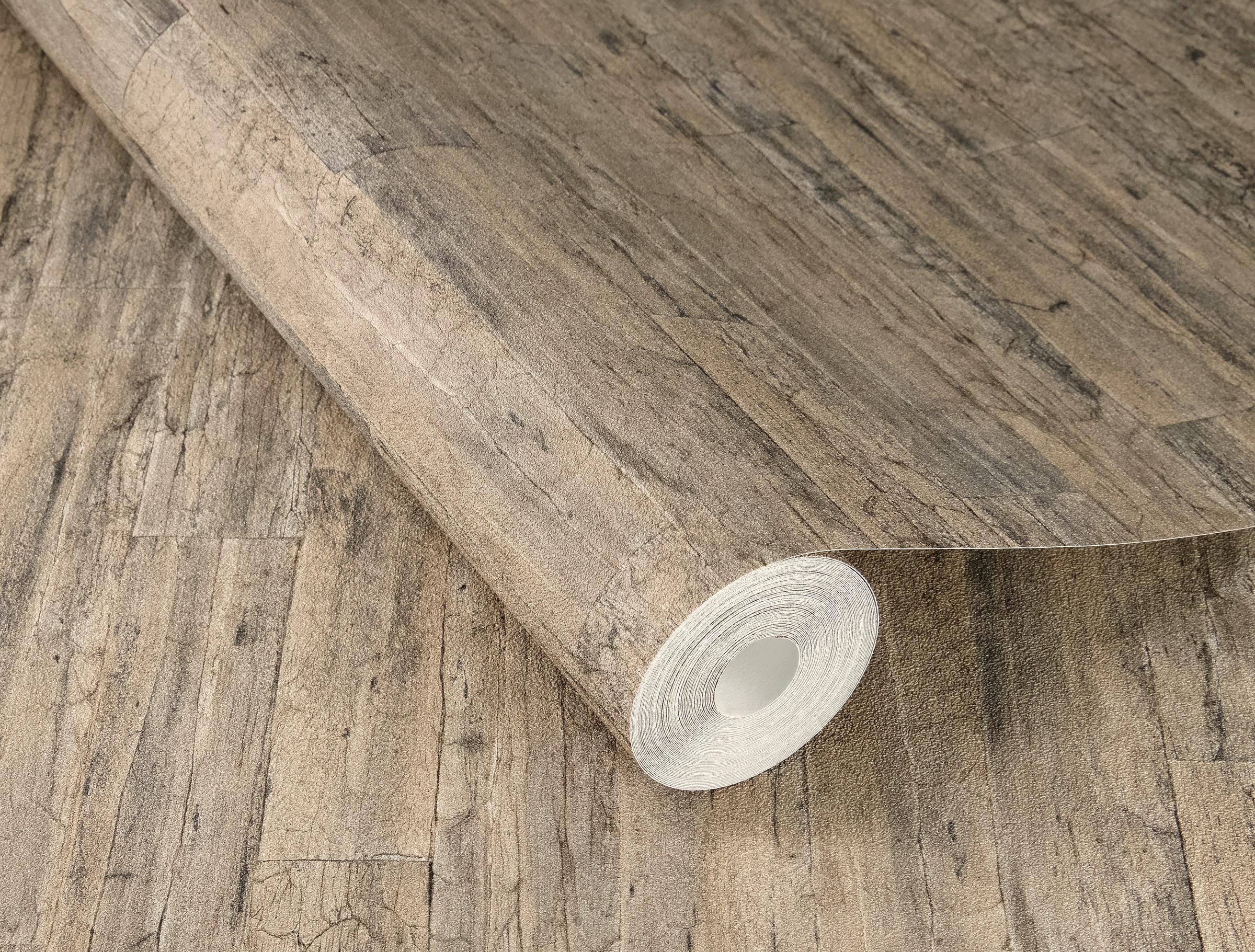 Rasch Vliestapete »Vliestapete mit Holzoptik Curiosity 537031« Holz leicht gekörnt Holzoptik