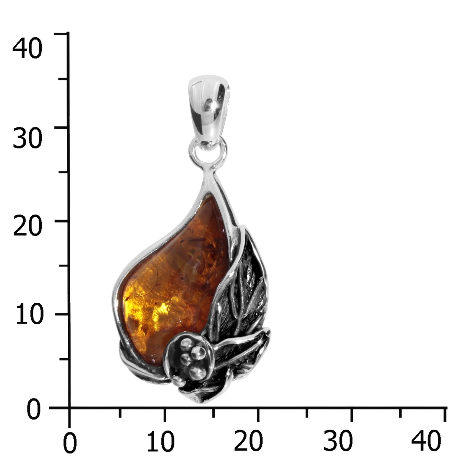 OSTSEE-SCHMUCK Kettenanhänger »- Jana 35 - Silber 925/000 - Bernstein« ()