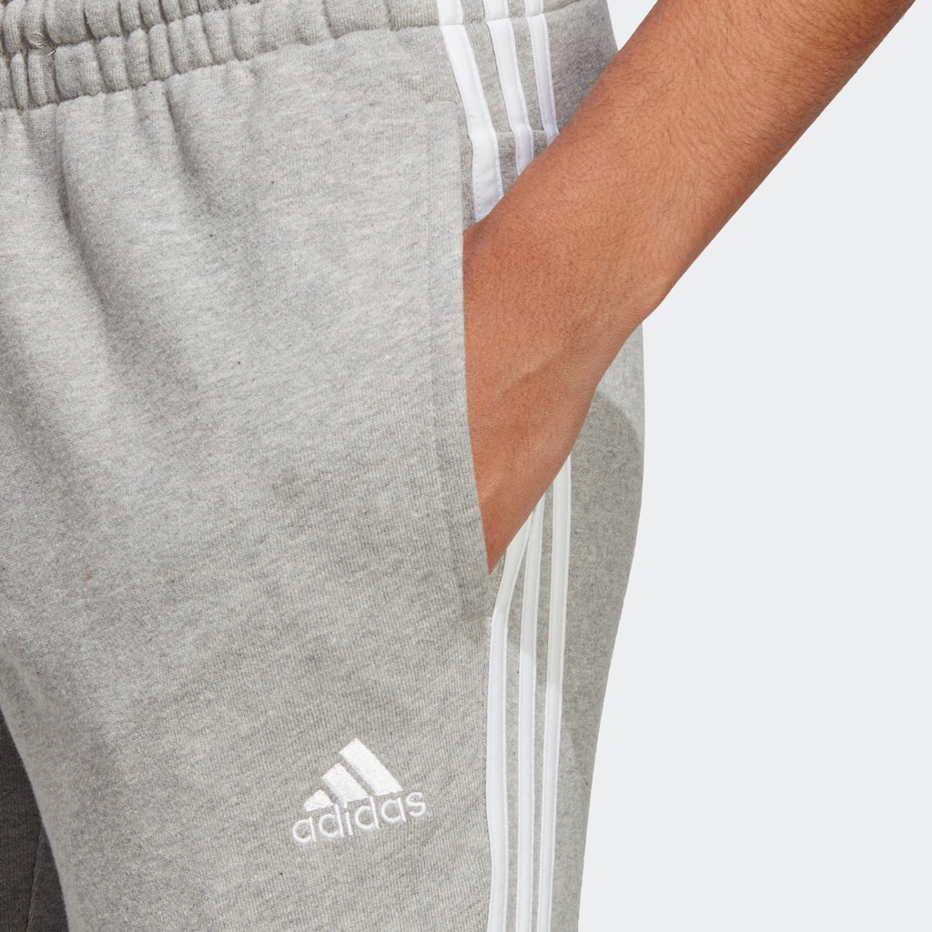 adidas Sportswear Sporthose »ESSENTIALS 3STREIFEN FRENCH TERRY CUFFED HOSE«, (1 tlg.)