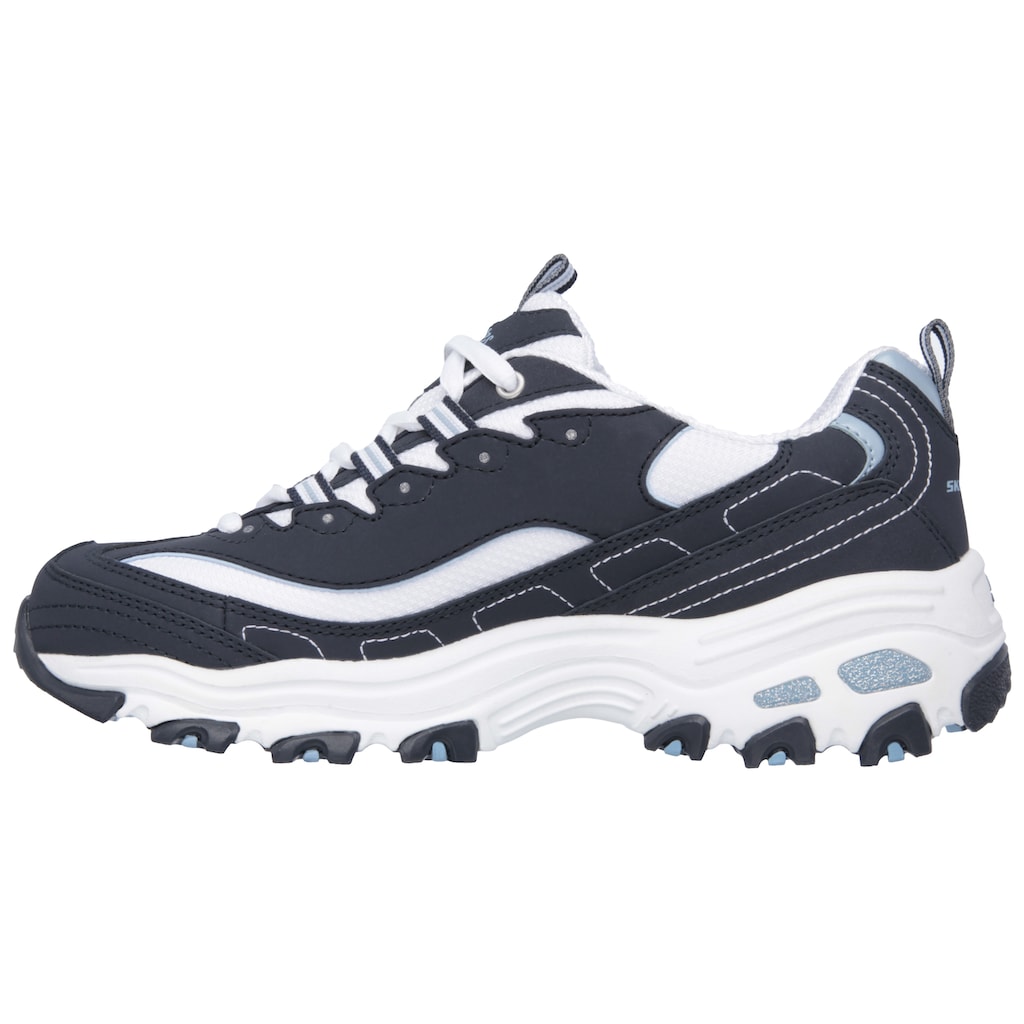 Skechers Sneaker »D´Lites - Biggest Fan«, im trendigen Chunky-Style, Freizeitschuh, Halbschuh, Schnürschuh