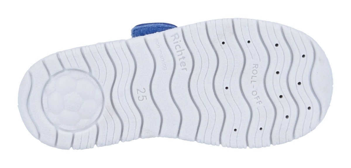 Richter Hausschuh »Mailo«  Klettschuh, Kindergartenschuh mit Größenschablone zum Download