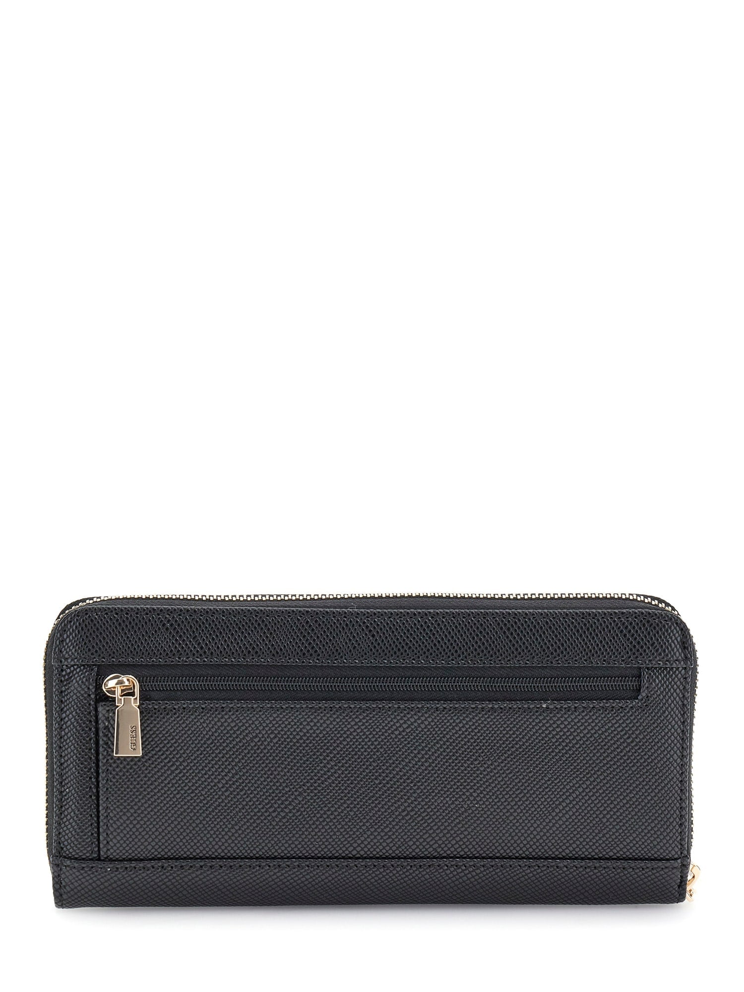 Guess Geldbörse »LAUREL II SLG LARGE ZIP AROUND« Damen Portemonnaie, Geldbeutel mit Reißverschluss-Rückfach