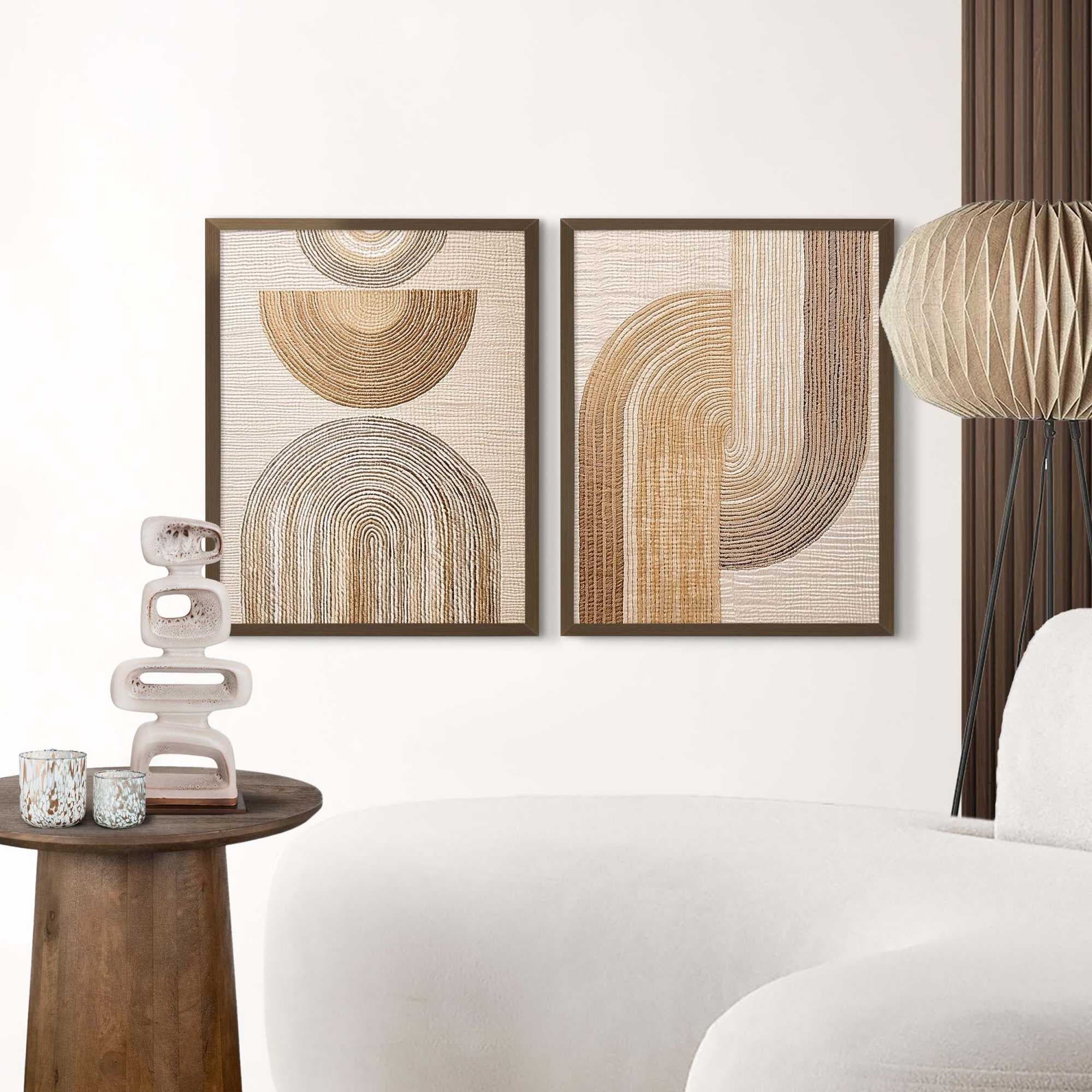 Reinders! Bilderrahmen »Poster 40x50 nussbaum« 1 Stk. tlg. Wohnzimmer - Nussbaum - MDF - Kein Thema - 43,5x53,5 cm