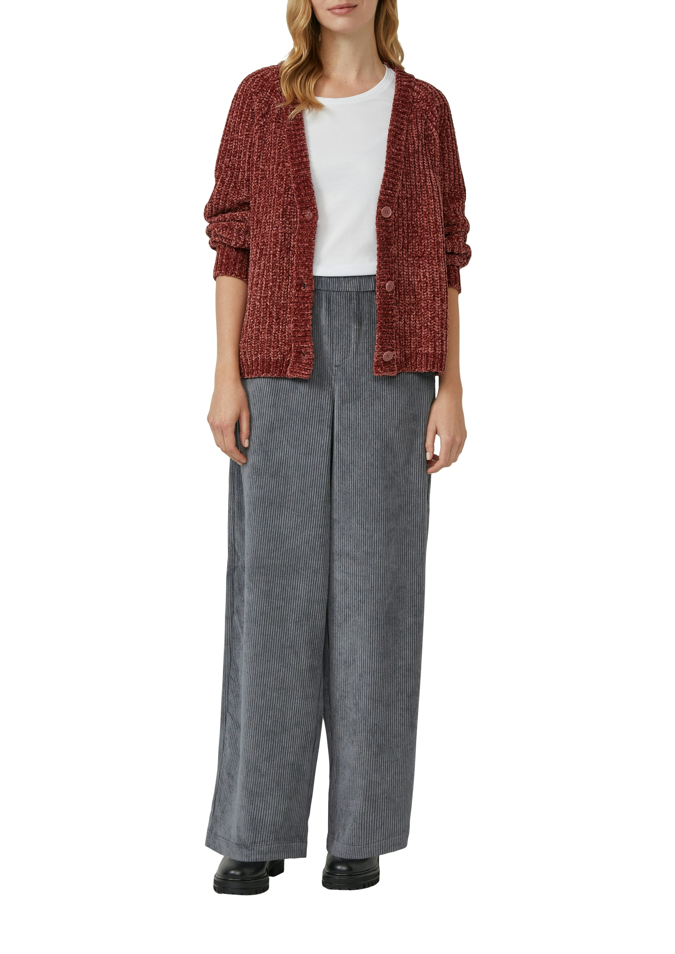 s.Oliver Cordhose  mit Elastikbund und Wide Leg