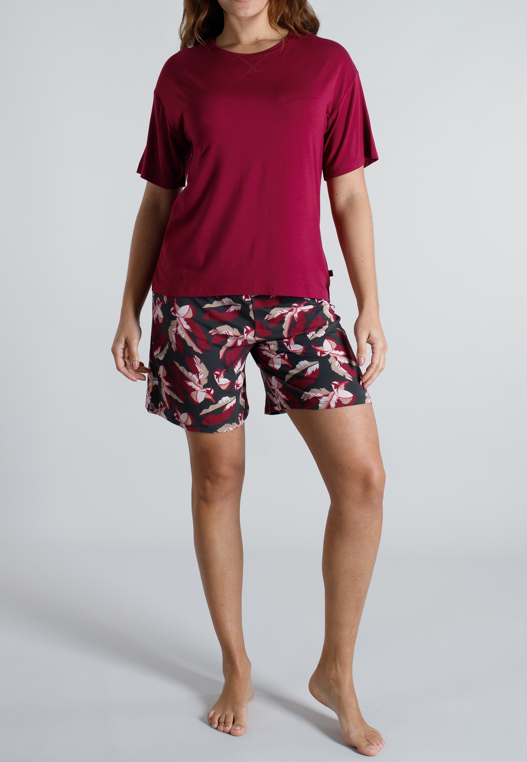 TOM TAILOR Shorty atmungsaktiv, Viskosenmix