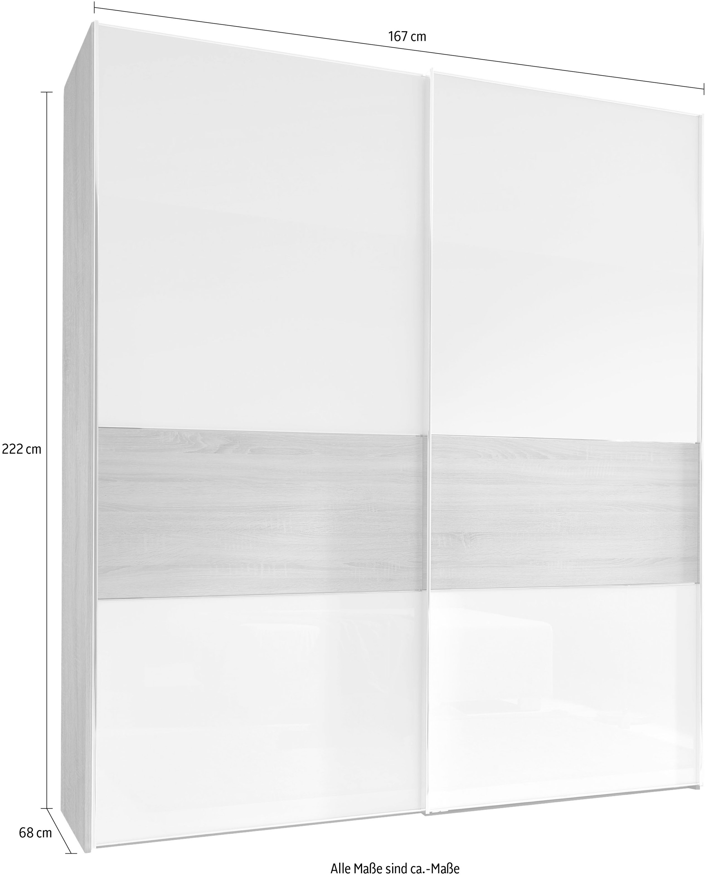 STAUD Schwebetürenschrank »Sinfonie Plus, edles Design in hochwertiger Qualität, Made in Germany« In vier verschiedenen Ausstattungsvarianten