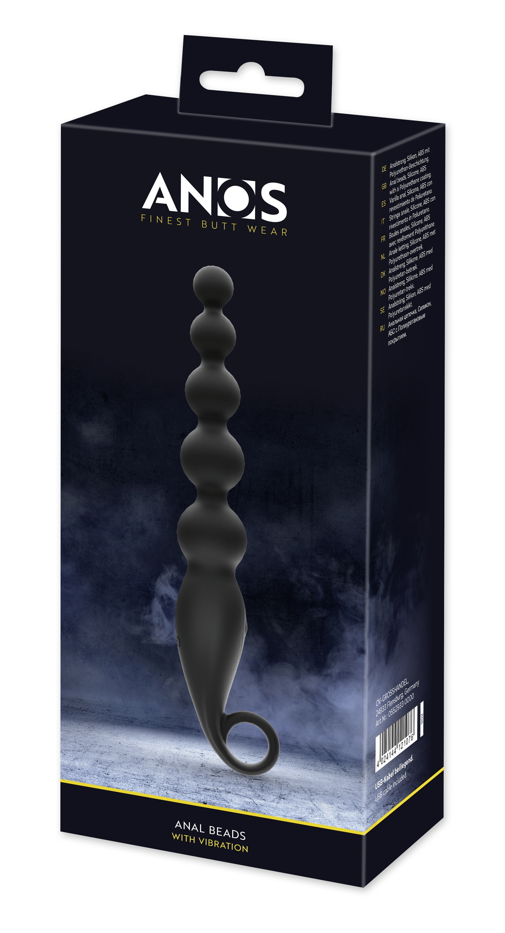 ANOS Anal-Stimulator »vibrierende Analkette Anal Beads with Vibration«
