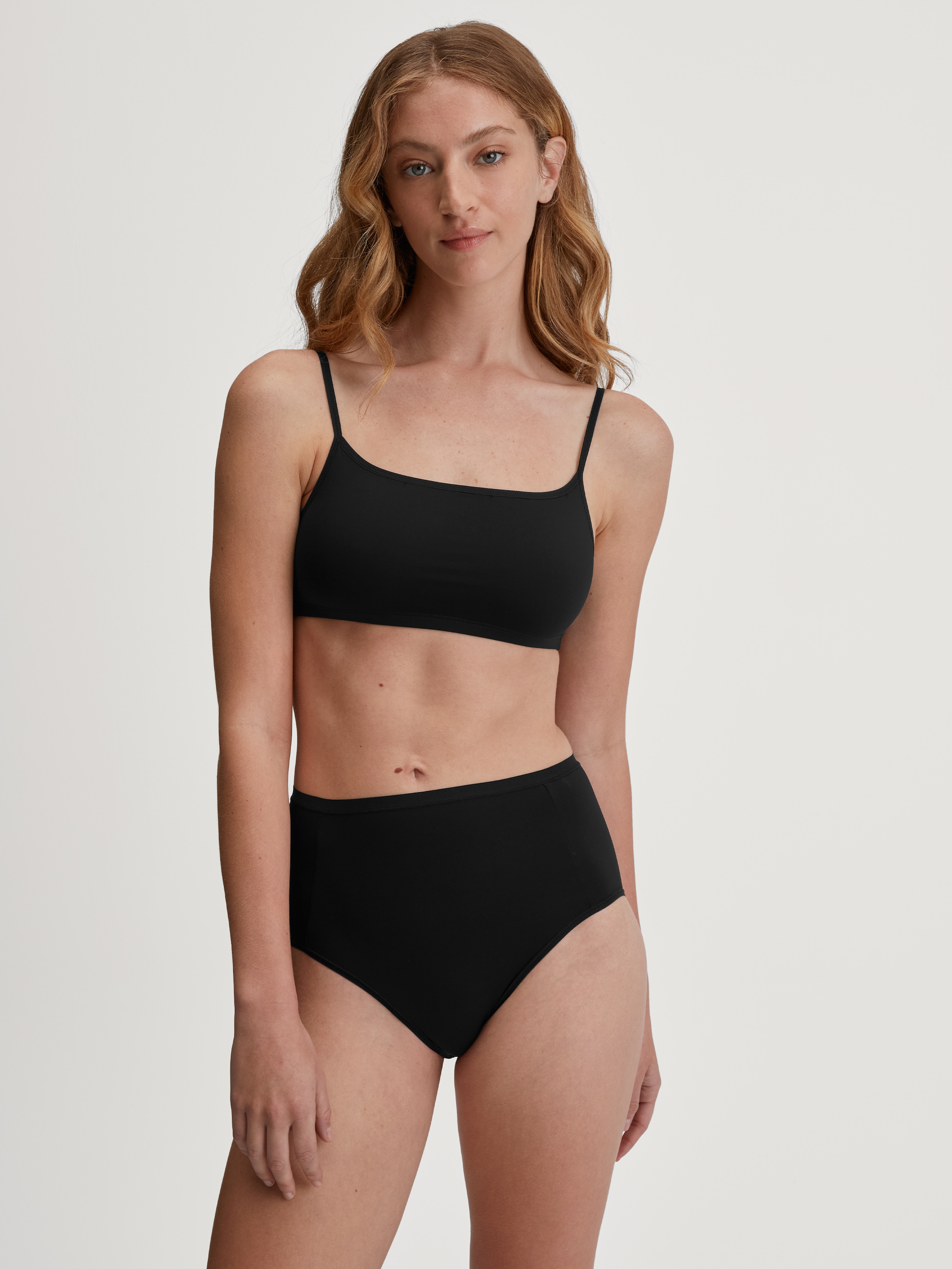 CALIDA High-Waist-Slip »Sleek Skin« elastischer Bund, hoher Schnitt, Single Jersey