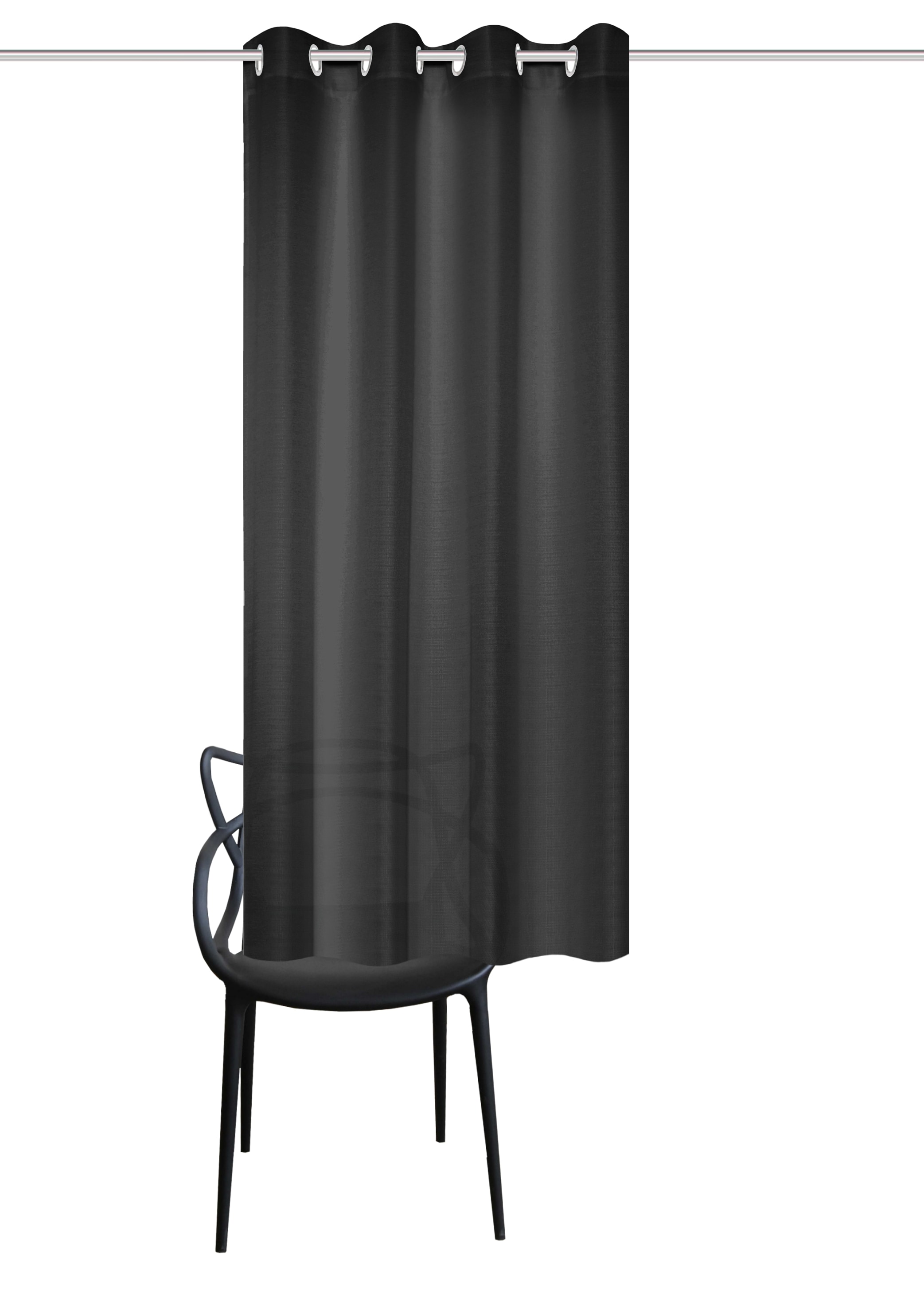 Home Basics Vorhang »BENOGA« Ösen 1 Stk. tlg. Ösenschal, Uni, Dekostruktur