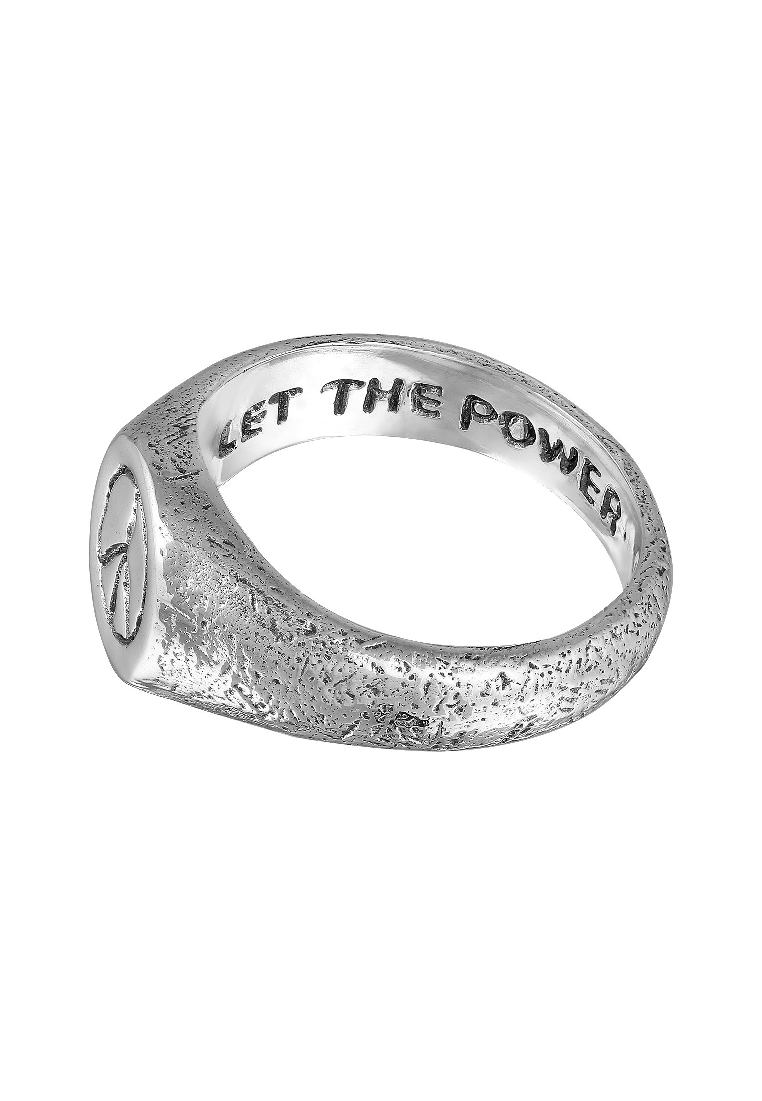 HAZE & GLORY Siegelring »Ring Peace Siegelring 925 Silber«