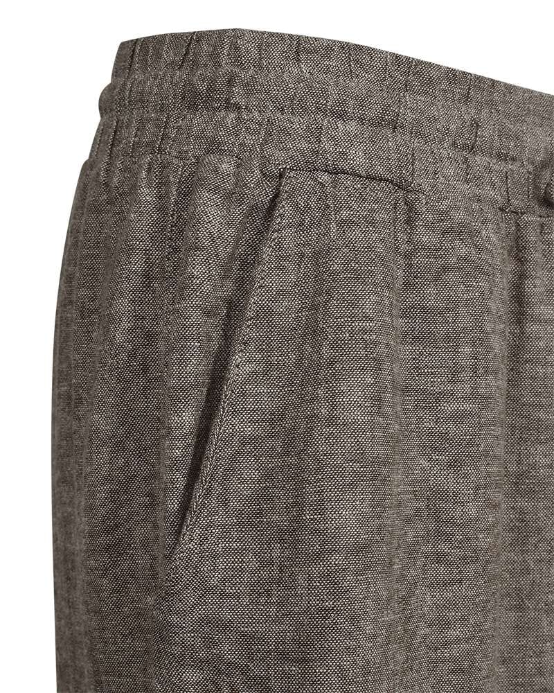 FREEQUENT 7/8-Hose »FQLAVA-ANKLE-PA«  aus Leinen und mit Kordelzug
