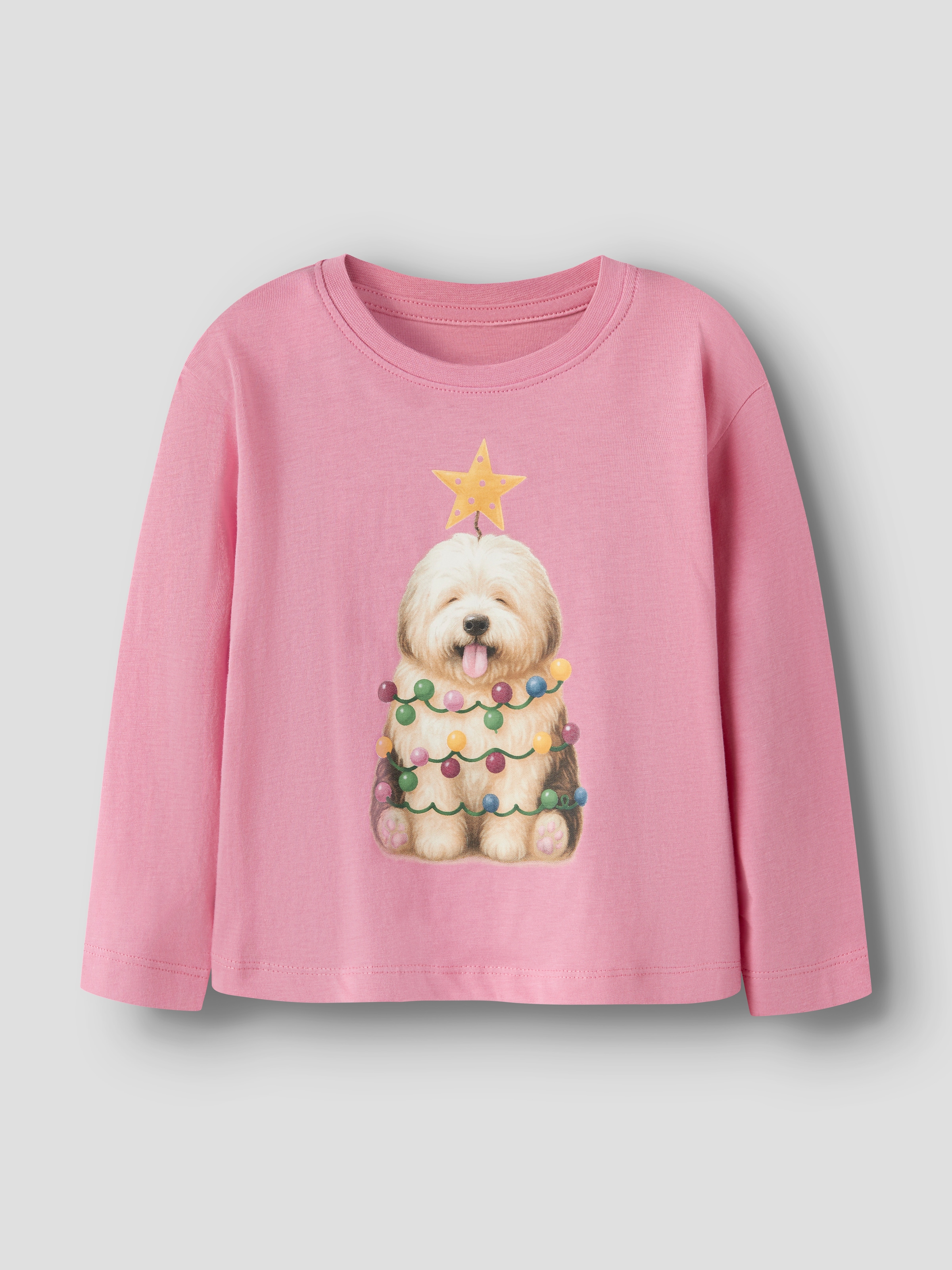 Name It Langarmshirt »NMFVOSMAS LS NREG TOP« Weihnachten, Baumwolle, regular fit