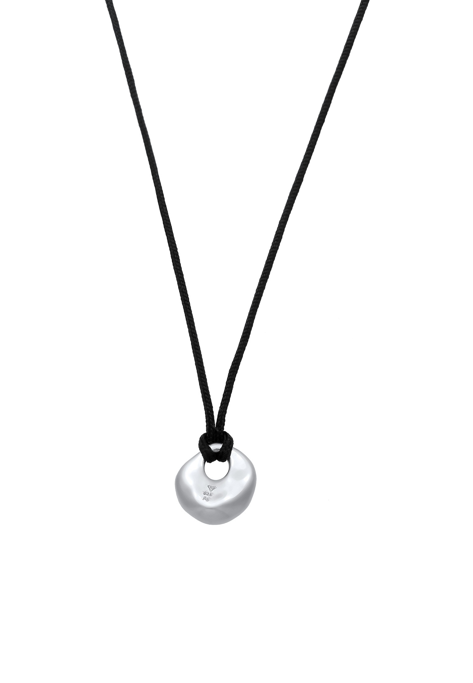 Elli Kette mit Anhänger »Halskette Nylon Disc Anhänger Organic Design 925 Sterling Silber«