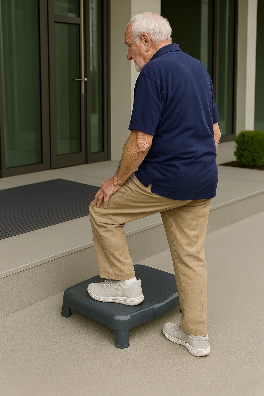 Bischof Bad-Stufe »Easy Step«, Belastbarkeit bis 200Kg, hohe Standsicherheit.