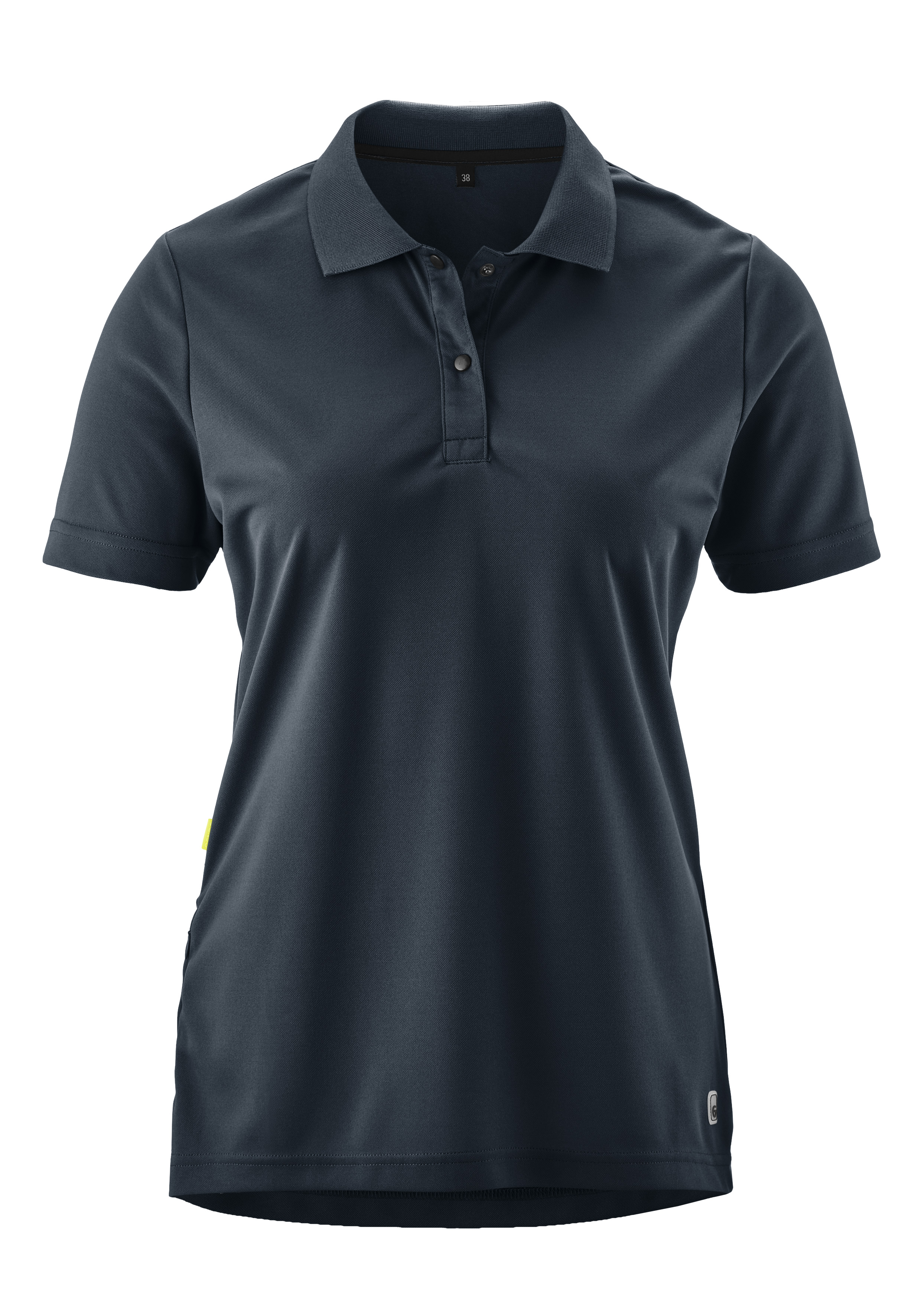 Gonso Radtrikot "Essential Poloshirt W" Damen Radshirt, Polo-Shirt mit Spitzkragen, mit Rückentasche