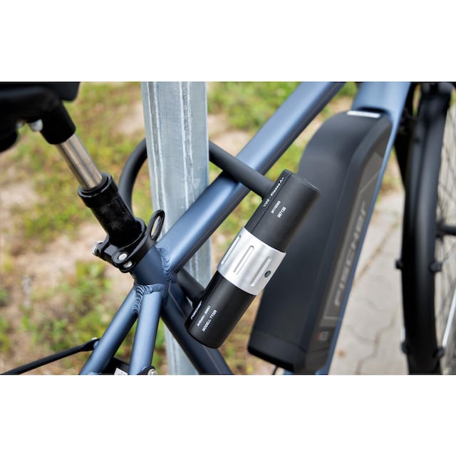 FISCHER Fahrrad Bügelschloss »FISCHER Bügelschloss inkl. Halterung«,  (Packung, 5 tlg., mit Halterung) online kaufen bei OTTO