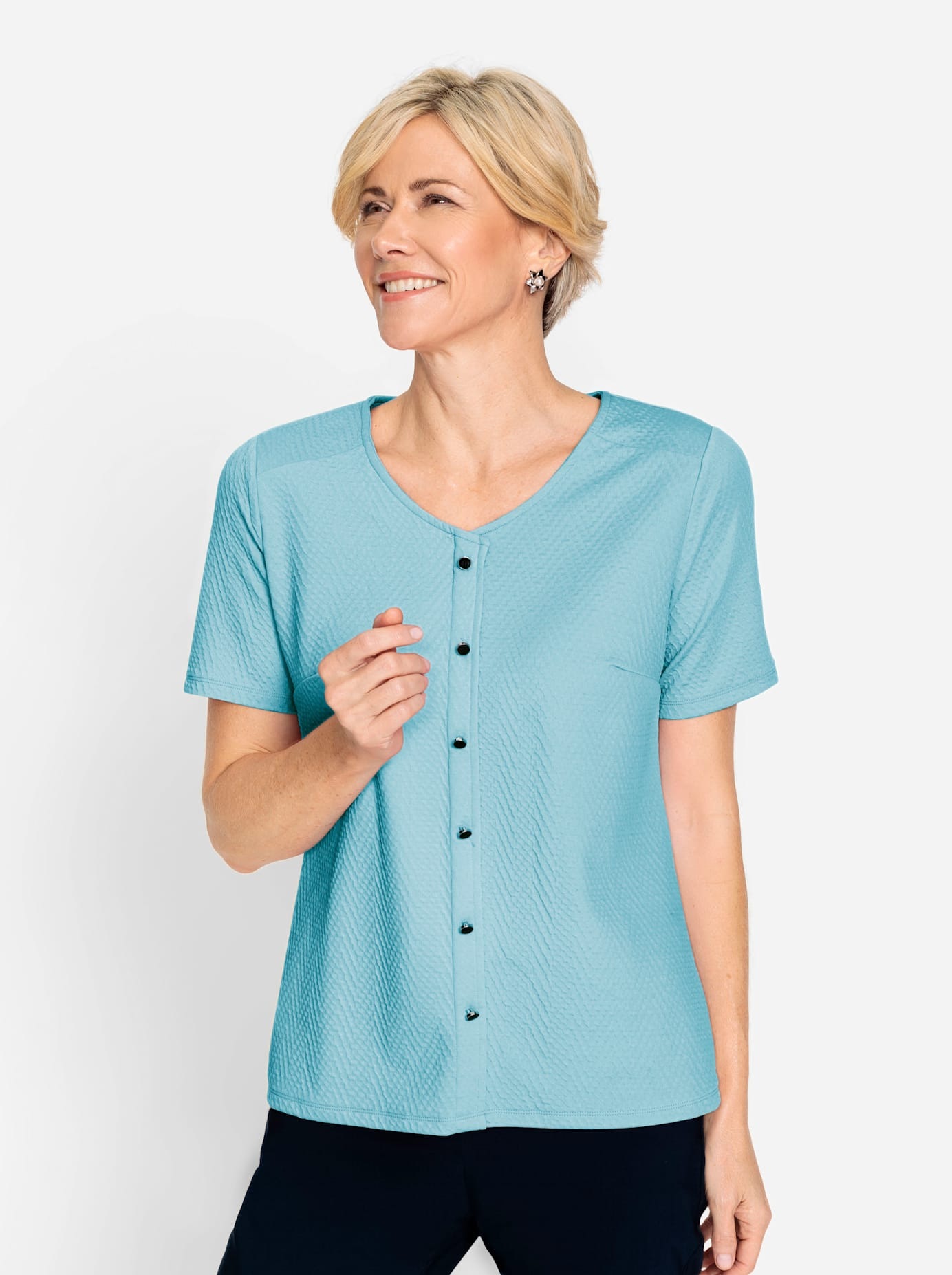 Classic V-Shirt »Shirt«, (1 tlg.)