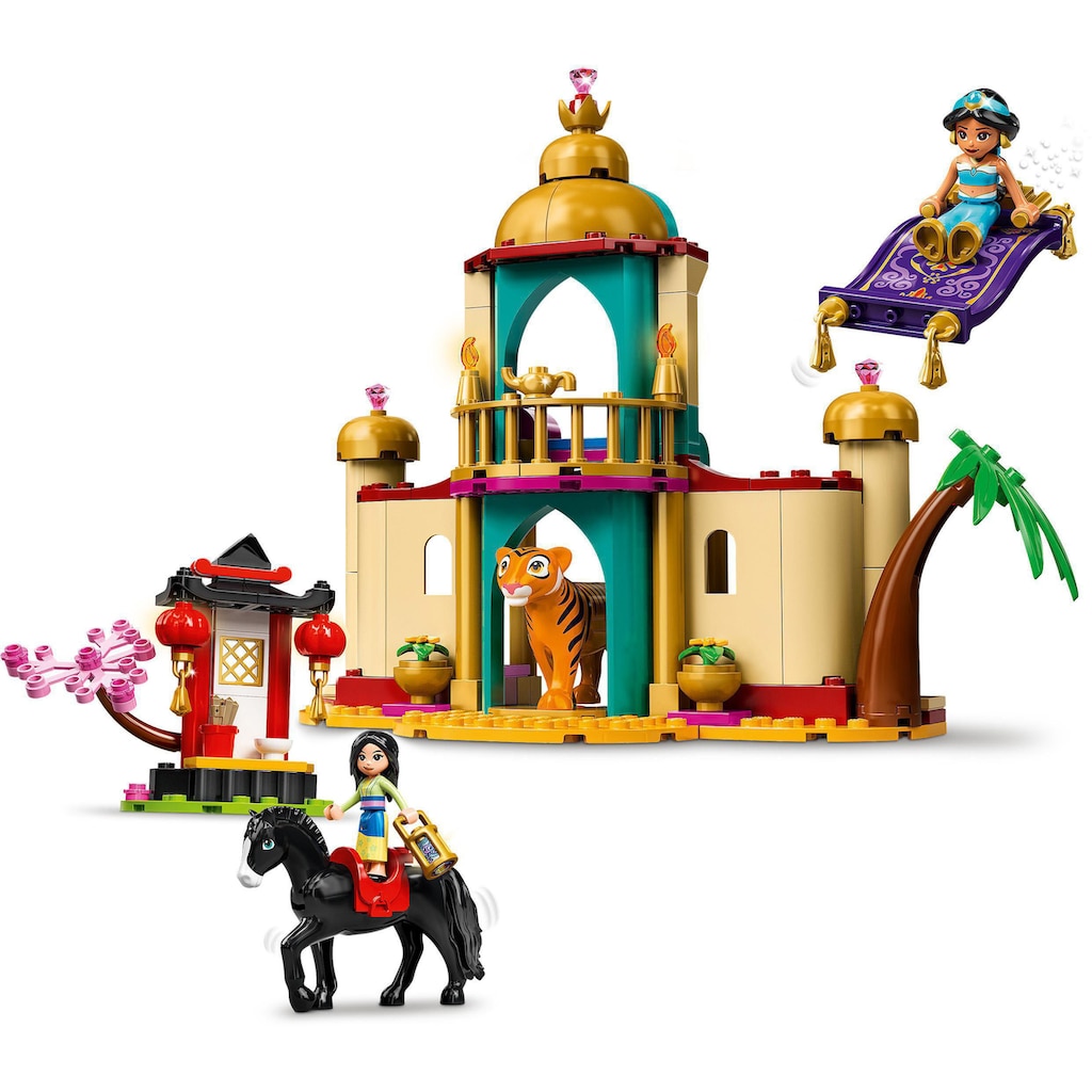 LEGO® Konstruktionsspielsteine »Jasmins und Mulans Abenteuer (43208), LEGO® Disney«, (176 St.)