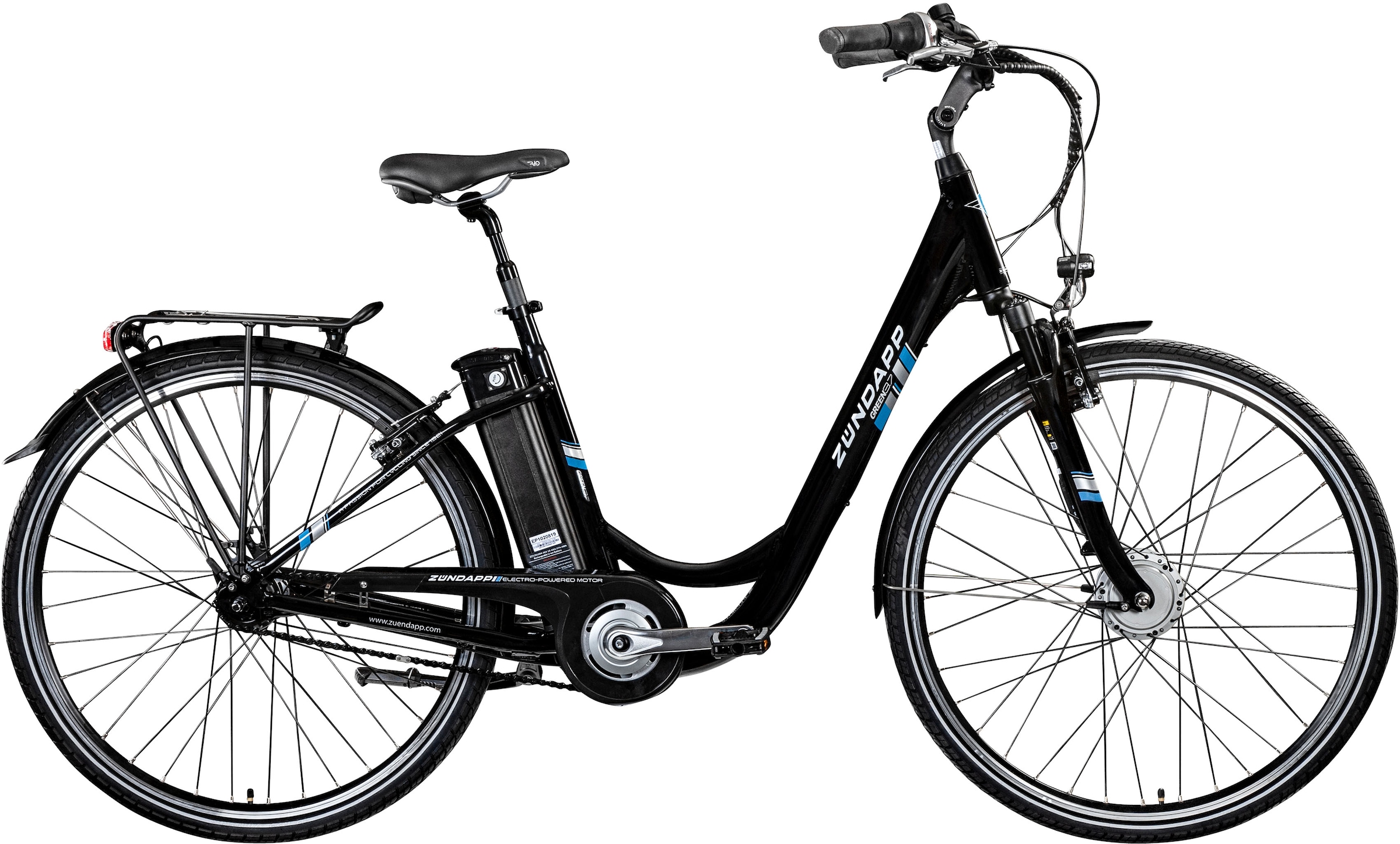 E-Bike »Green 3.7«, 7 Gang, Frontmotor 250 W, Pedelec, Elektrofahrrad für Damen u. Herren