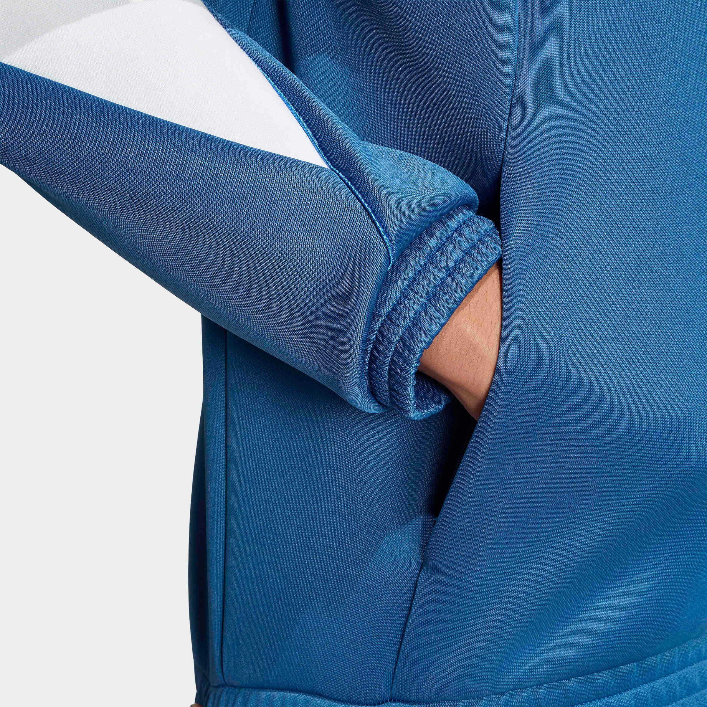 adidas Sportswear Trainingsjacke »STADIUM« aus Polyester und Baumwolle, mit Rollkragen, lockere Passform