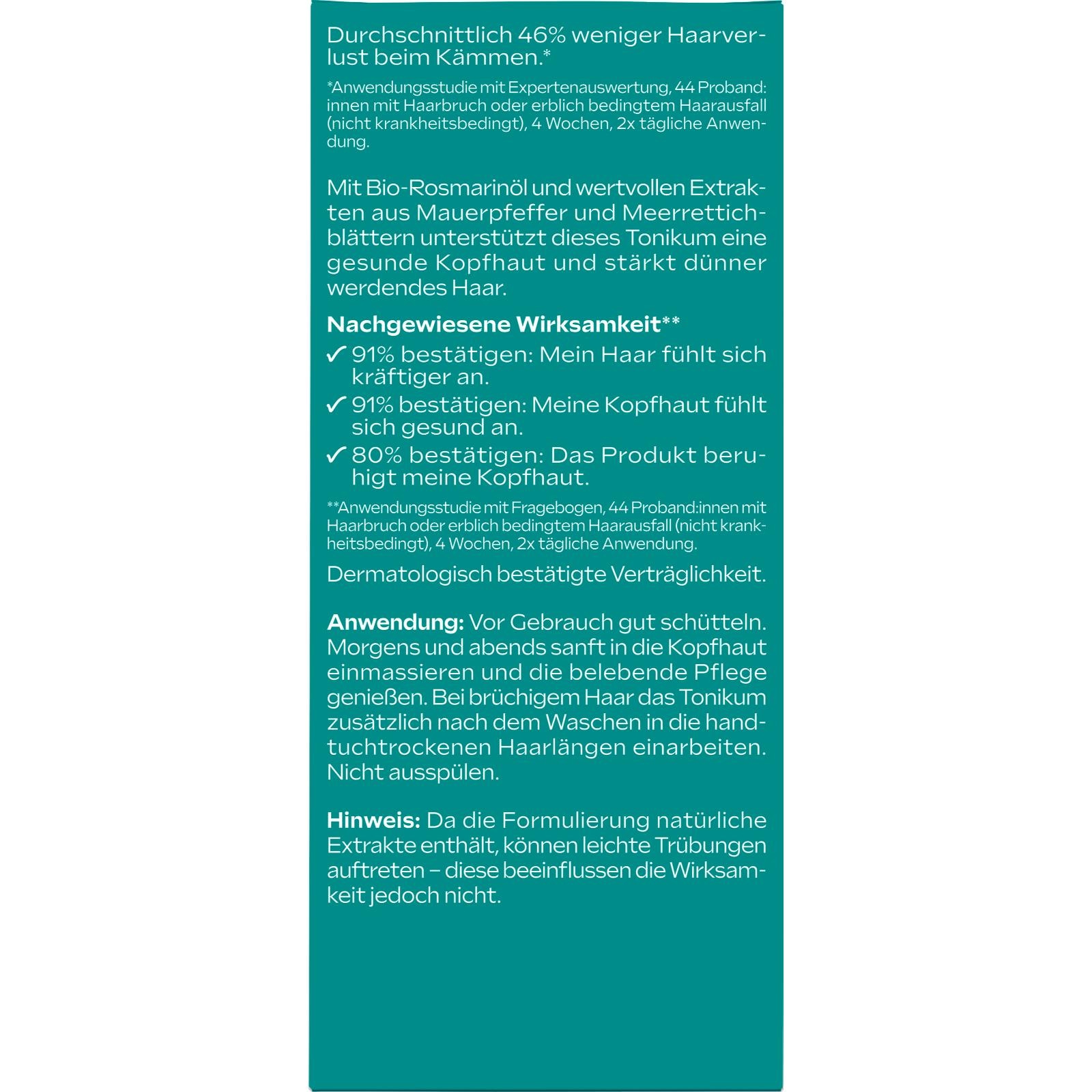 WELEDA Haartonikum »BELEBENDES HAAR-TONIKUM« mit Rosmarinöl