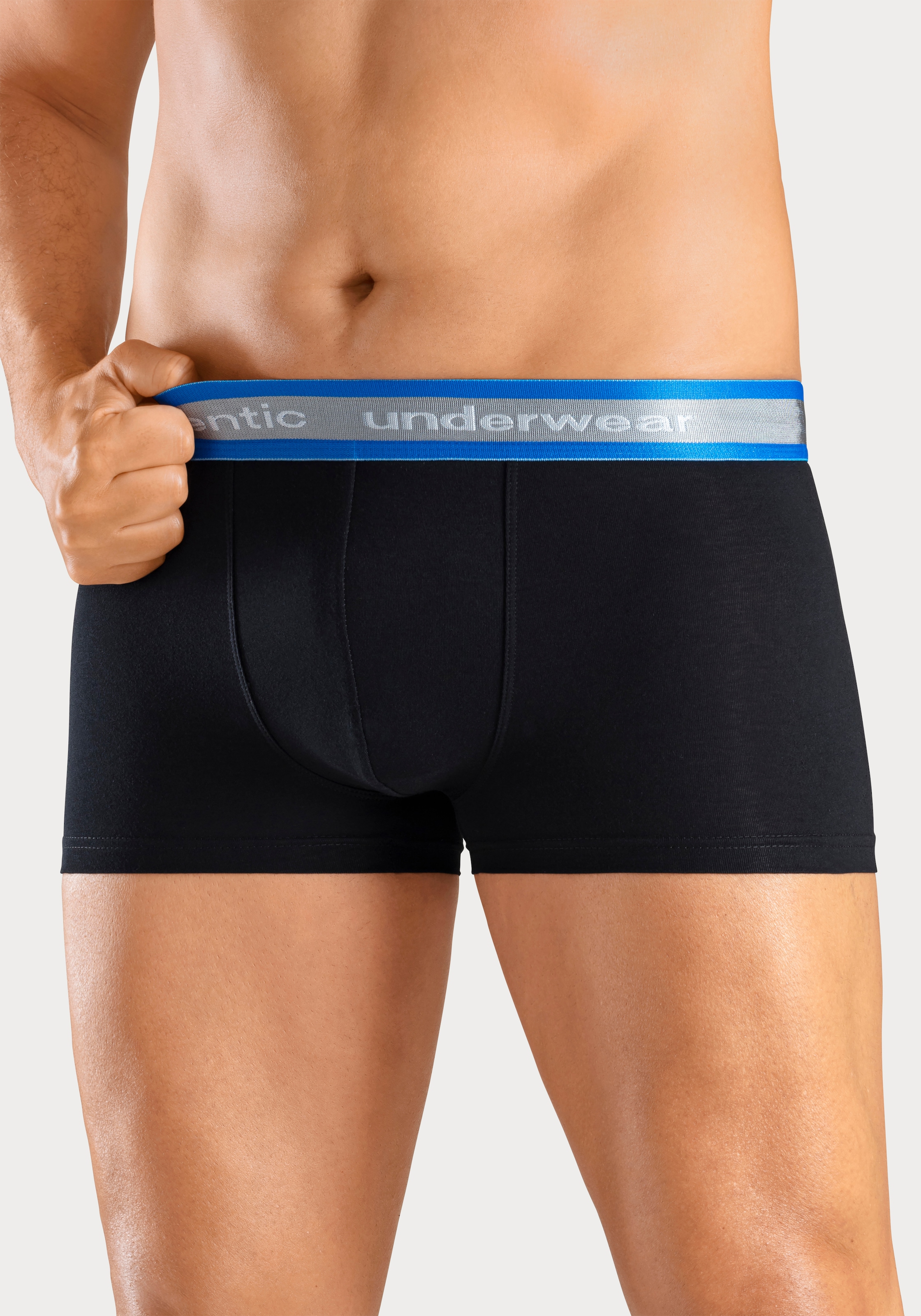 AUTHENTIC LE JOGGER Boxer »Boxershorts für Herren«, (Packung, 4 St., 4er-Pack), angenehm weiches Neon-Bündchen