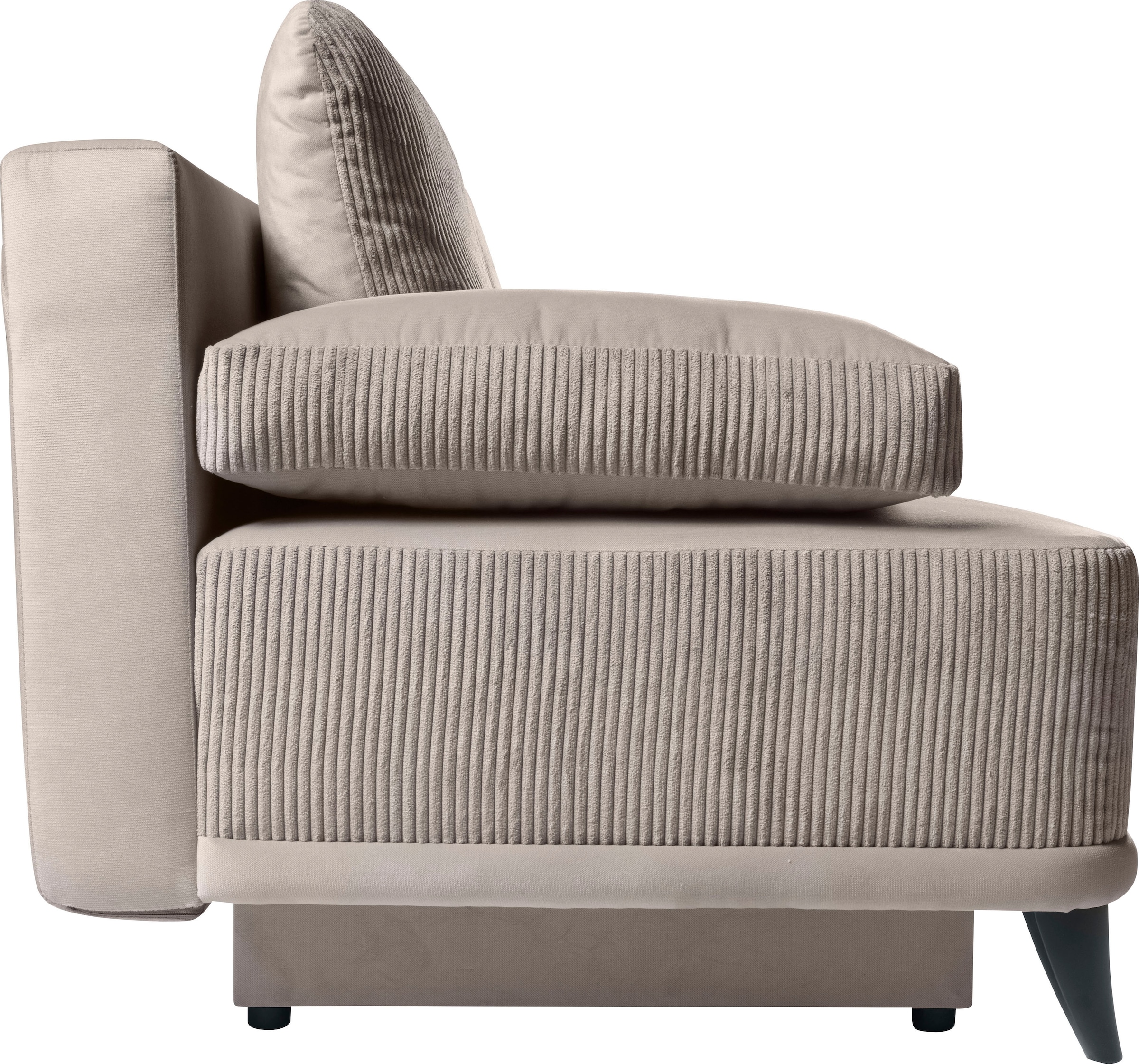 WERK2 Schlafsofa »Rosso 200 cm breit, Federkern, Bettkasten, Bettfunktion« Cord, Schlaffunktion, Bettkasten