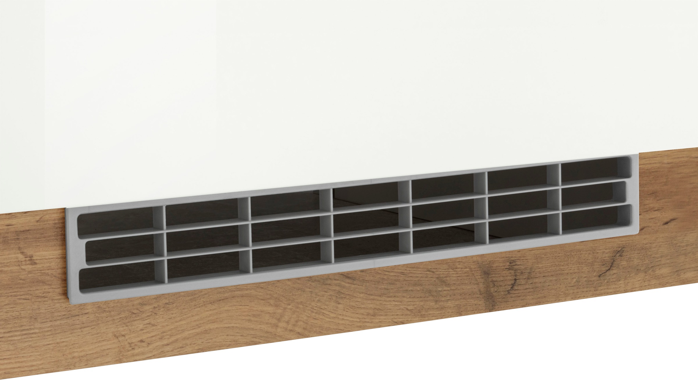 KOCHSTATION Küchenzeile »KS-Brindisi Breite 330 cm«, wahlweise mit E-Geräten und Induktion, mit MDF-Fronten und Regal