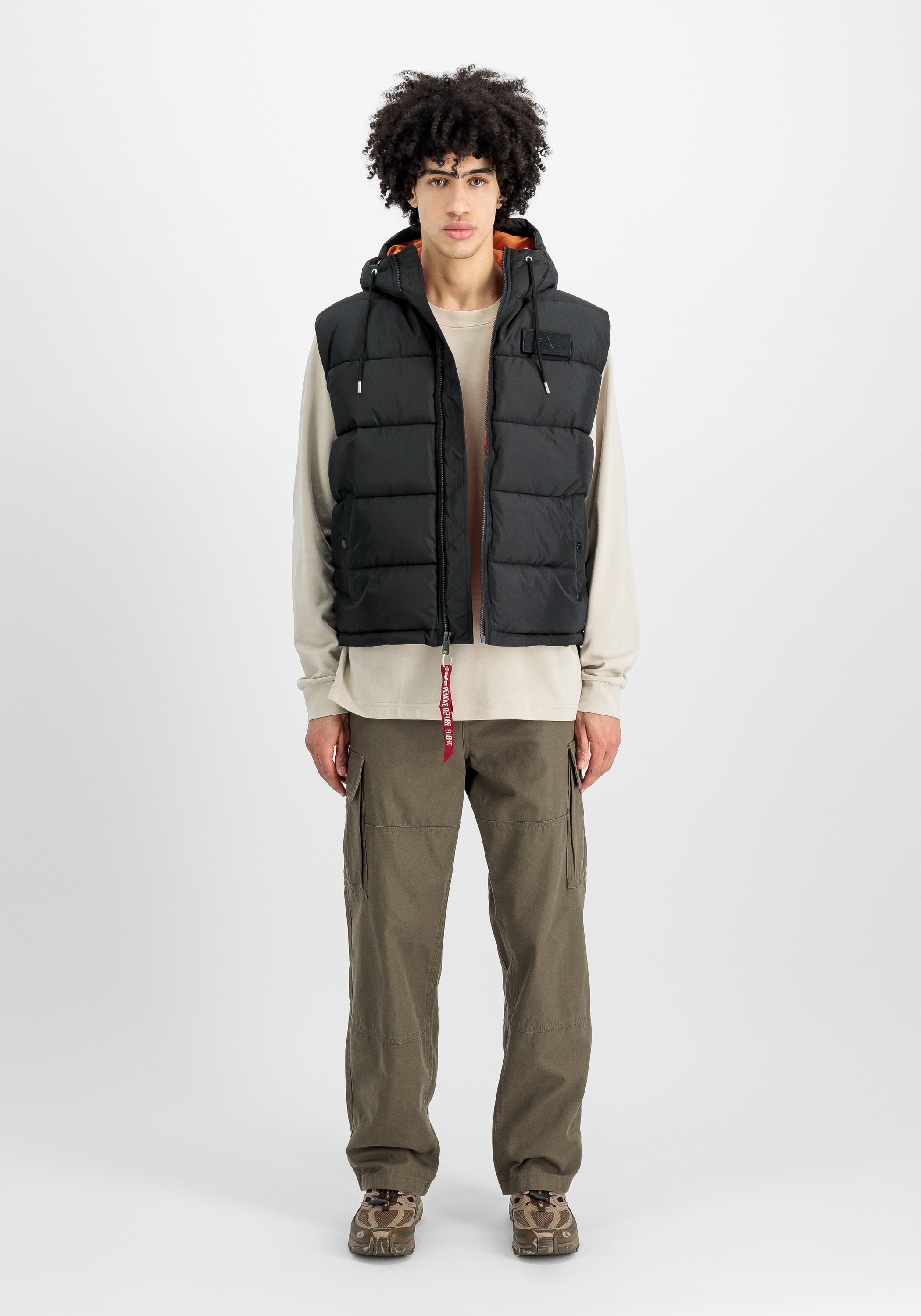 Alpha Industries Blouson »Hooded Puffer Vest FD Westen«